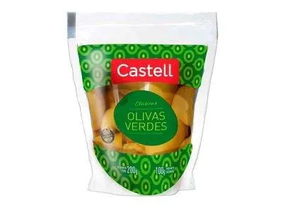 ACEITUNAS CASTELL VERDE 90 100 GR