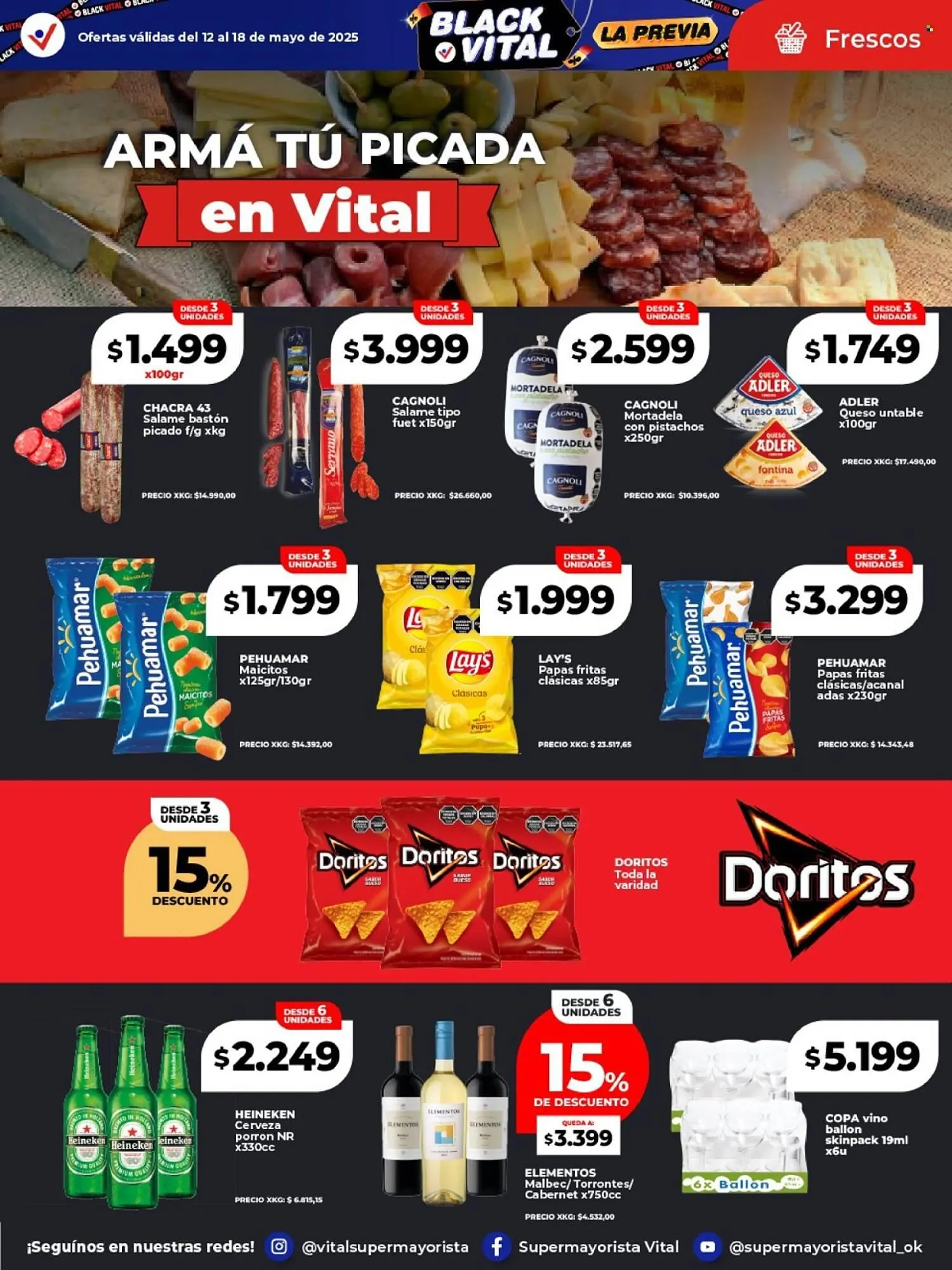 Ofertas de Catálogo Supermayorista Vital 12 de mayo al 18 de mayo 2025 - Página 21 del catálogo