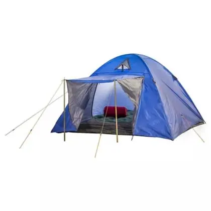 Carpa iglú azul para 4 personas