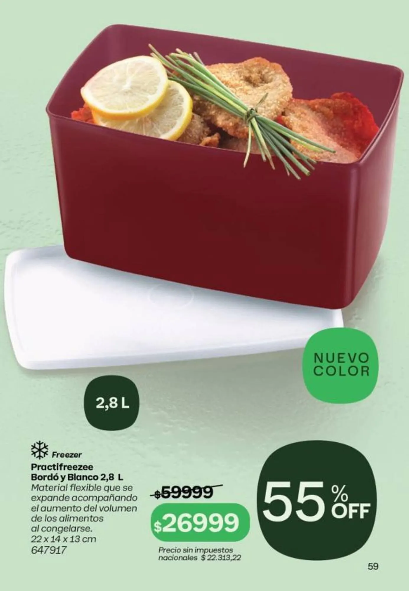 Ofertas de Folleto Tupperware 1 de octubre al 31 de octubre 2025 - Página 60 del catálogo