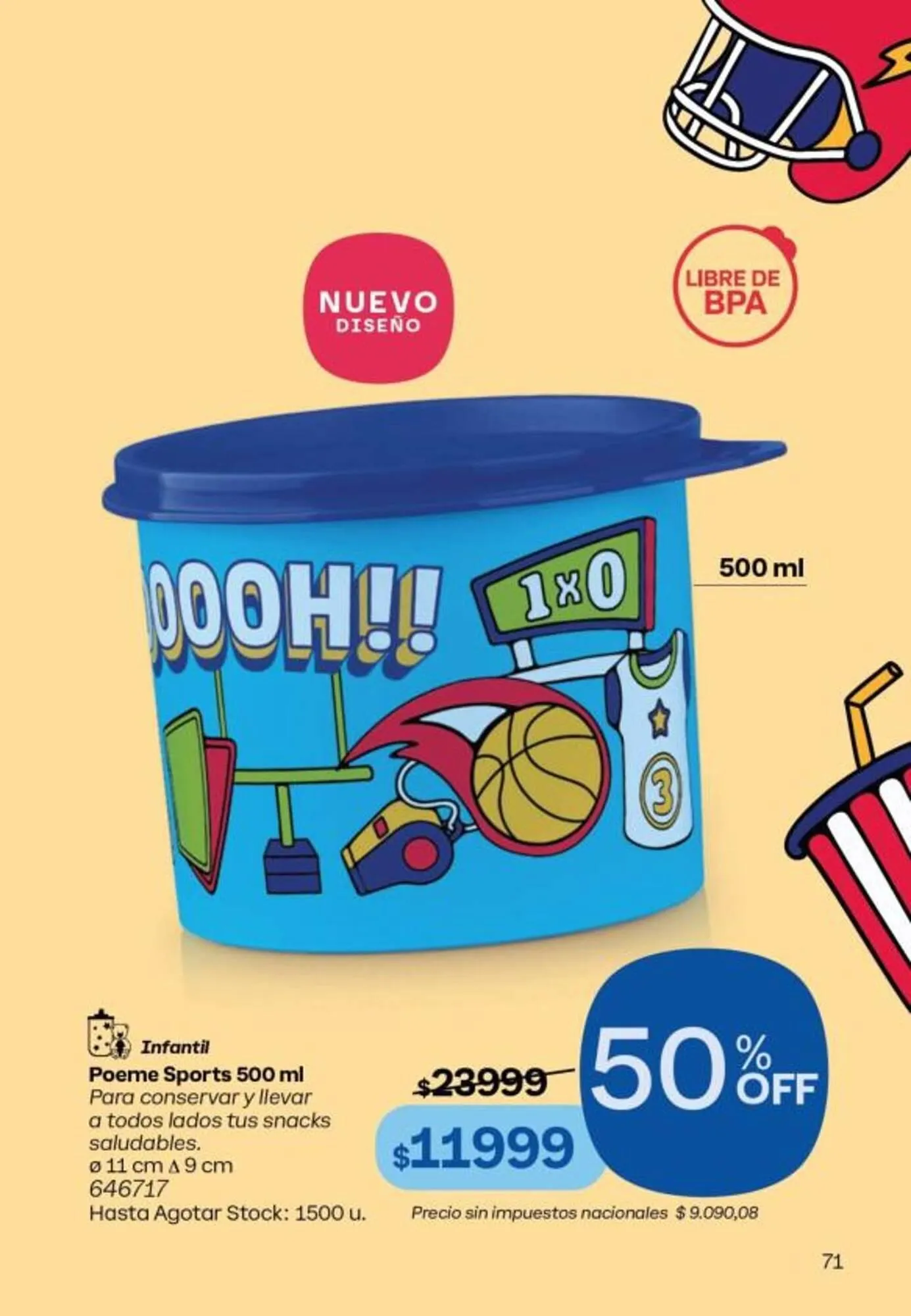 Ofertas de Folleto Tupperware 1 de octubre al 31 de octubre 2025 - Página 72 del catálogo