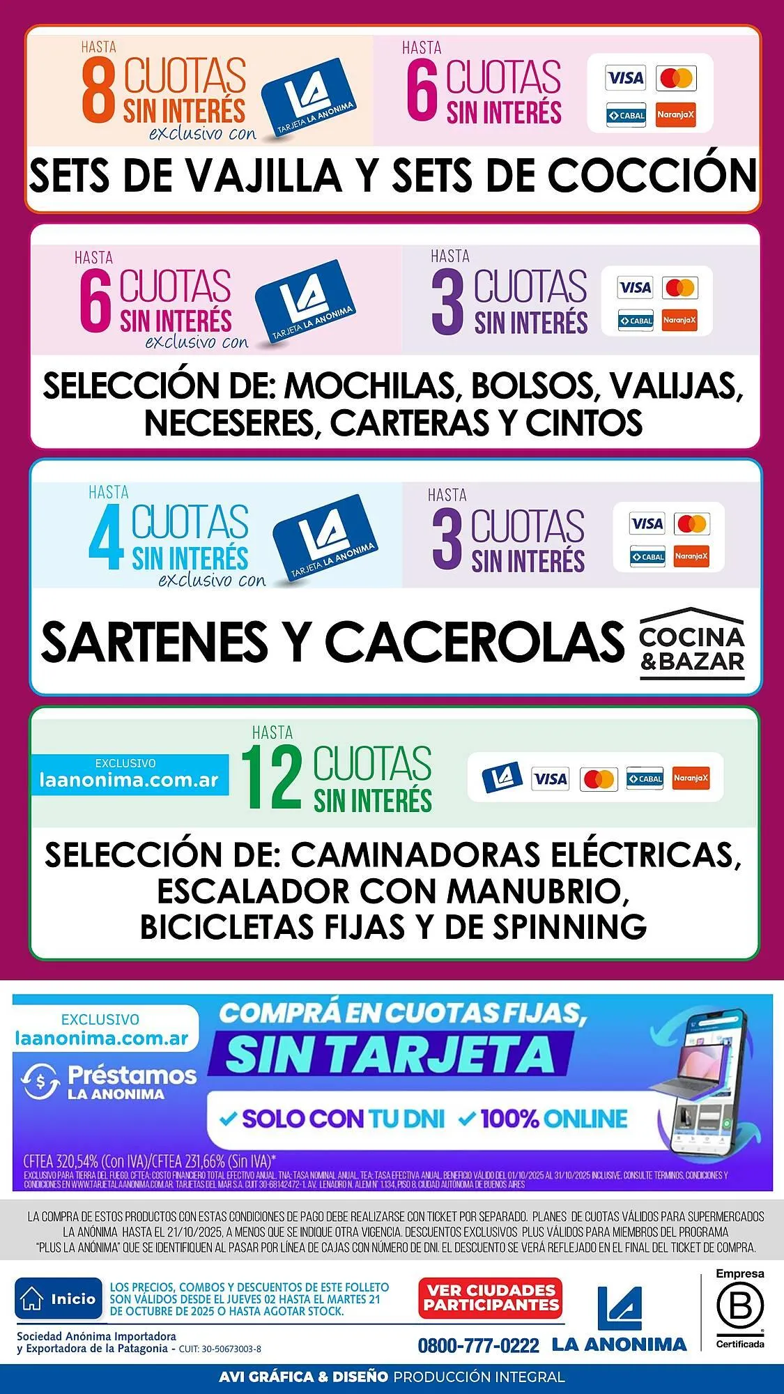 Ofertas de Catálogo La Anonima 1 de octubre al 21 de octubre 2025 - Página 38 del catálogo