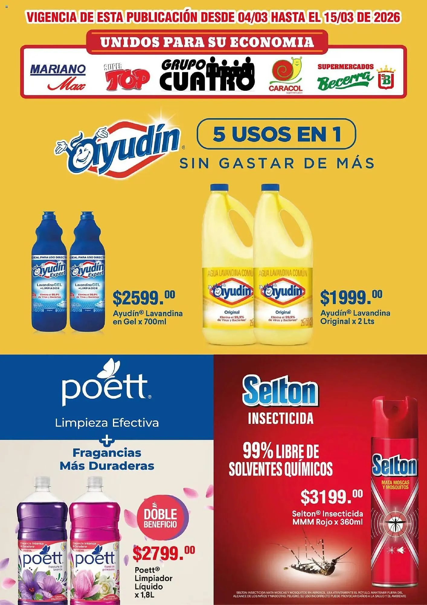 Ofertas de Catálogo Supermercados Mariano Max 3 de marzo al 16 de marzo 2026 - Página 9 del catálogo