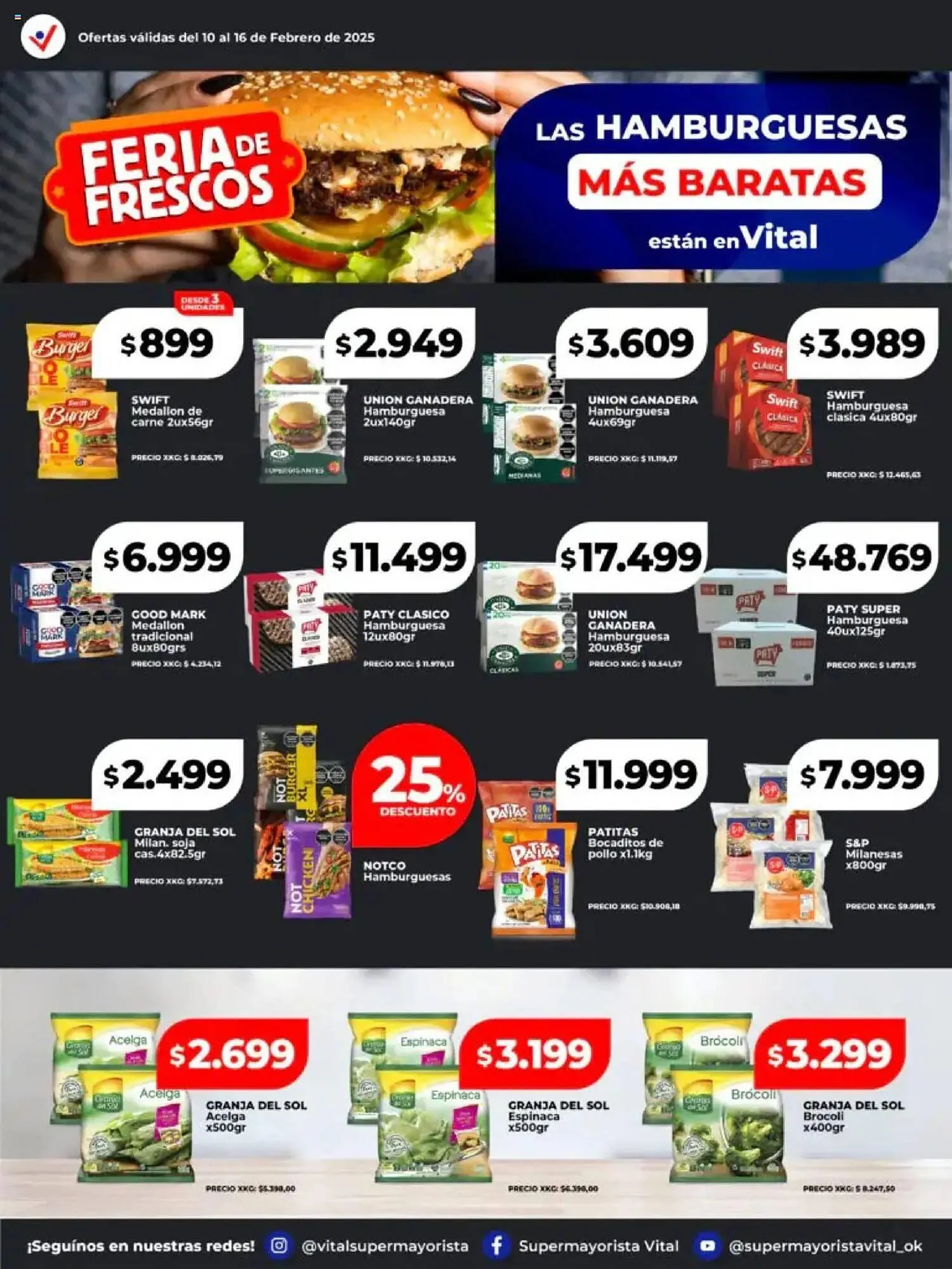 Ofertas de Catálogo Supermayorista Vital 10 de febrero al 16 de febrero 2025 - Página 25 del catálogo