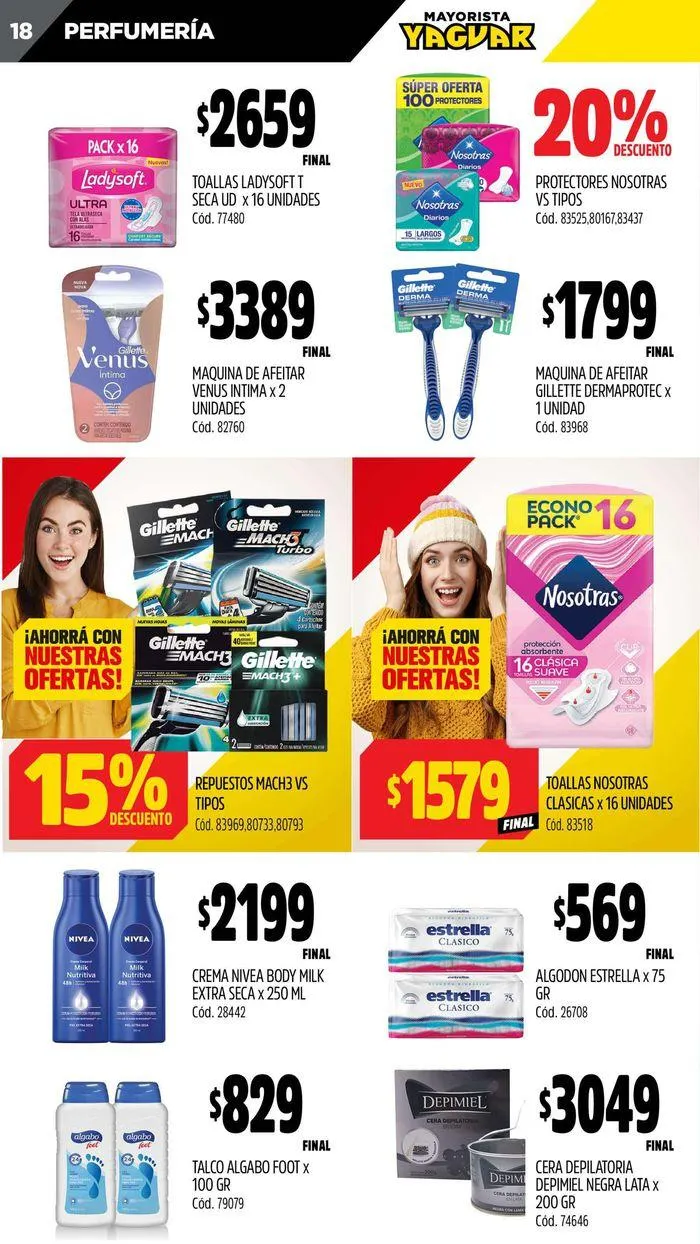 Ofertas de Catálogo Supermercados Yaguar Córdoba 22 de julio al 28 de julio 2024 - Página 18 del catálogo