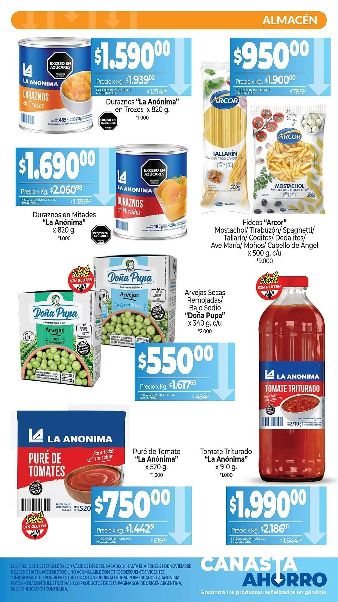 Ofertas de Catálogo La Anonima 1 de noviembre al 21 de noviembre 2025 - Página 4 del catálogo