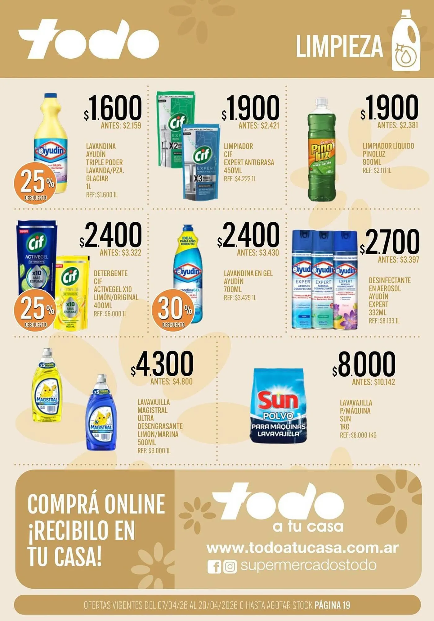 Ofertas de Catálogo Supermercados Todo 7 de abril al 20 de abril 2026 - Página 19 del catálogo
