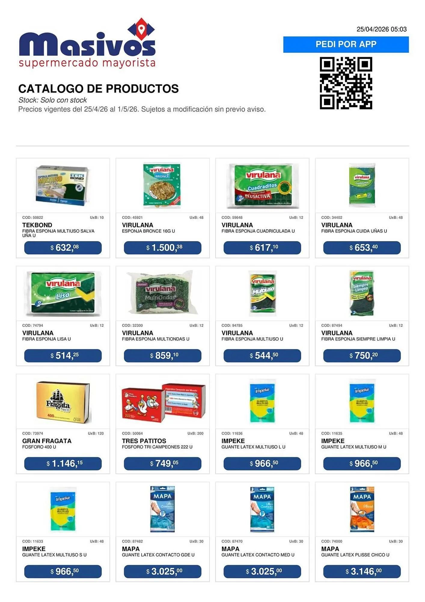 Ofertas de Catálogo Masivos 25 de abril al 1 de mayo 2026 - Página 76 del catálogo