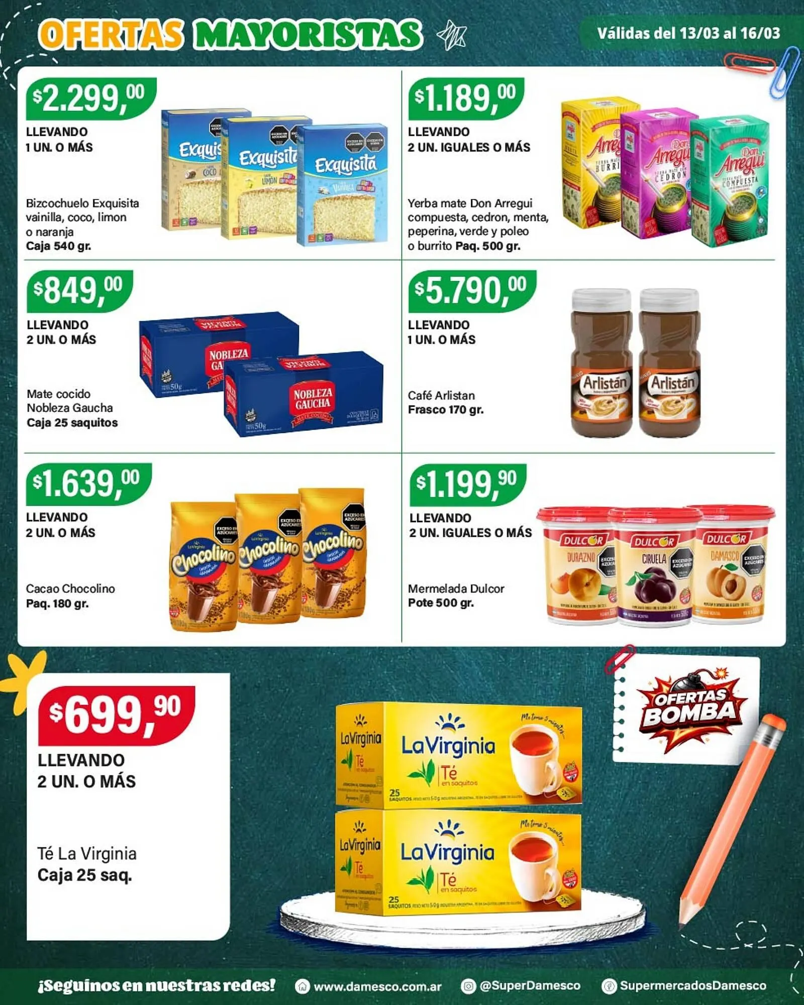 Ofertas de Catálogo Supermercados Damesco 13 de marzo al 16 de marzo 2026 - Página 5 del catálogo