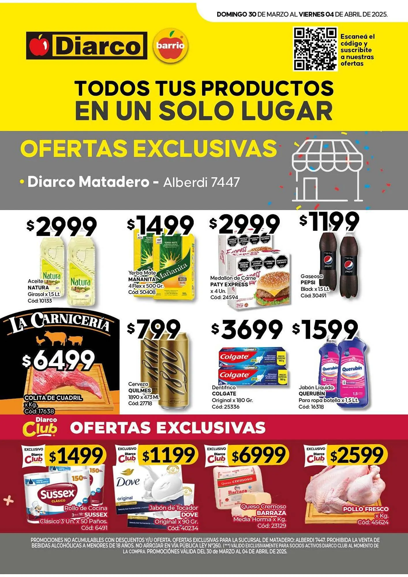 Ofertas de Catálogo Diarco 30 de marzo al 4 de abril 2025 - Página 1 del catálogo