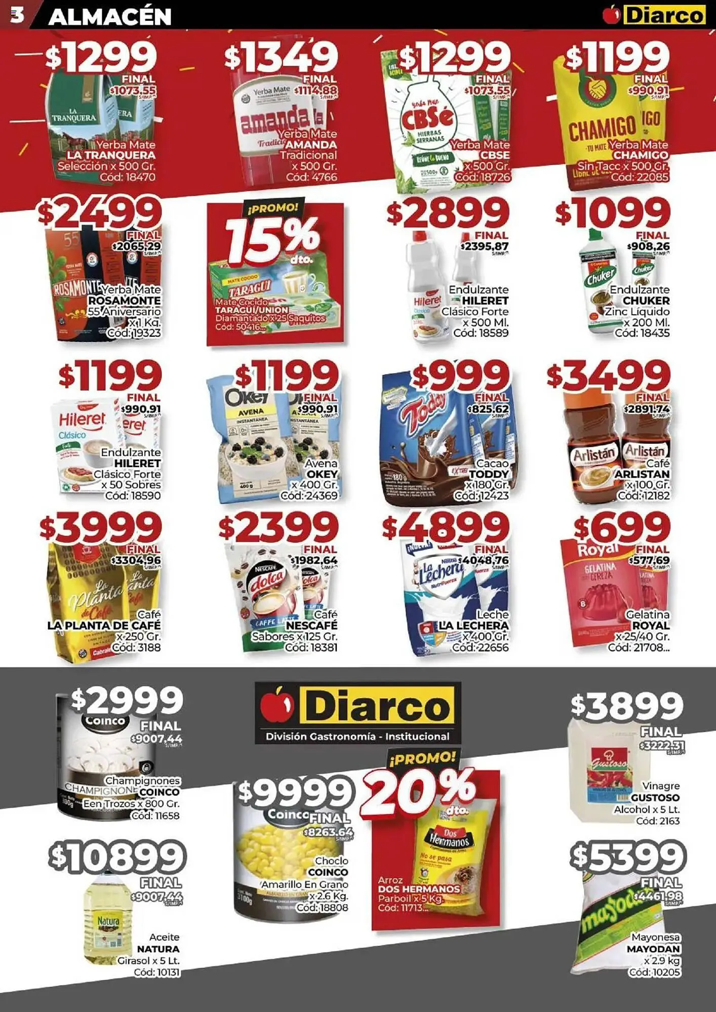 Ofertas de Catálogo Diarco 14 de abril al 20 de abril 2025 - Página 3 del catálogo