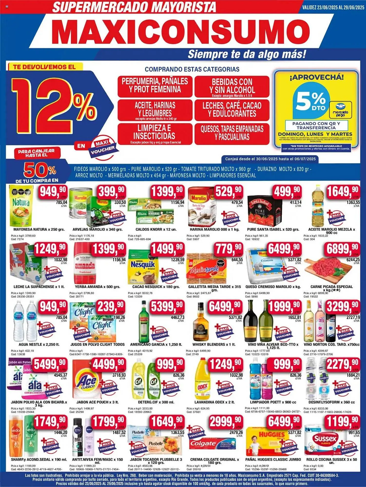 Ofertas de Catálogo Maxiconsumo 23 de junio al 30 de junio 2025 - Página 1 del catálogo