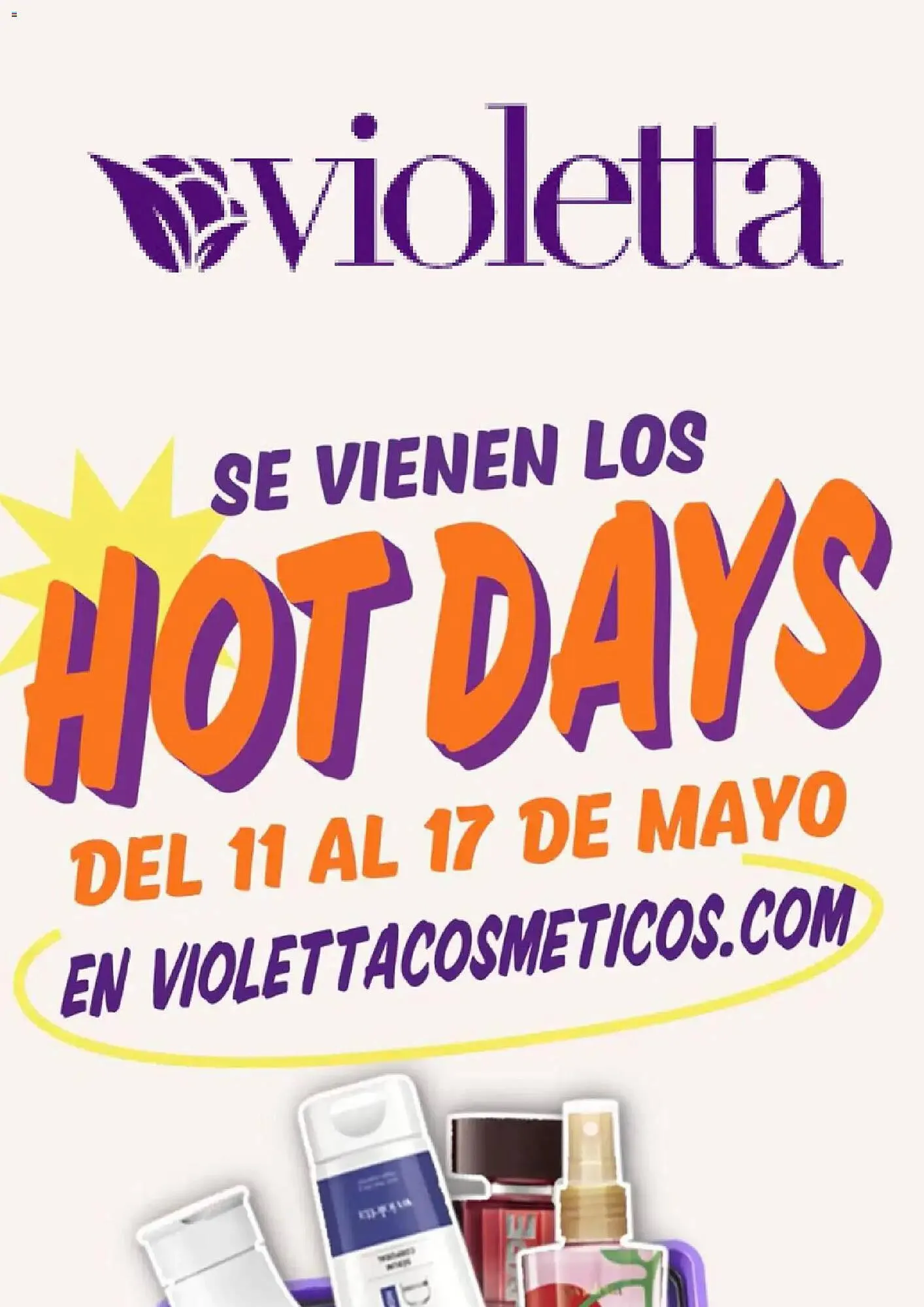 Ofertas de Catálogo Violetta Cosméticos 11 de mayo al 17 de mayo 2026 - Página 1 del catálogo