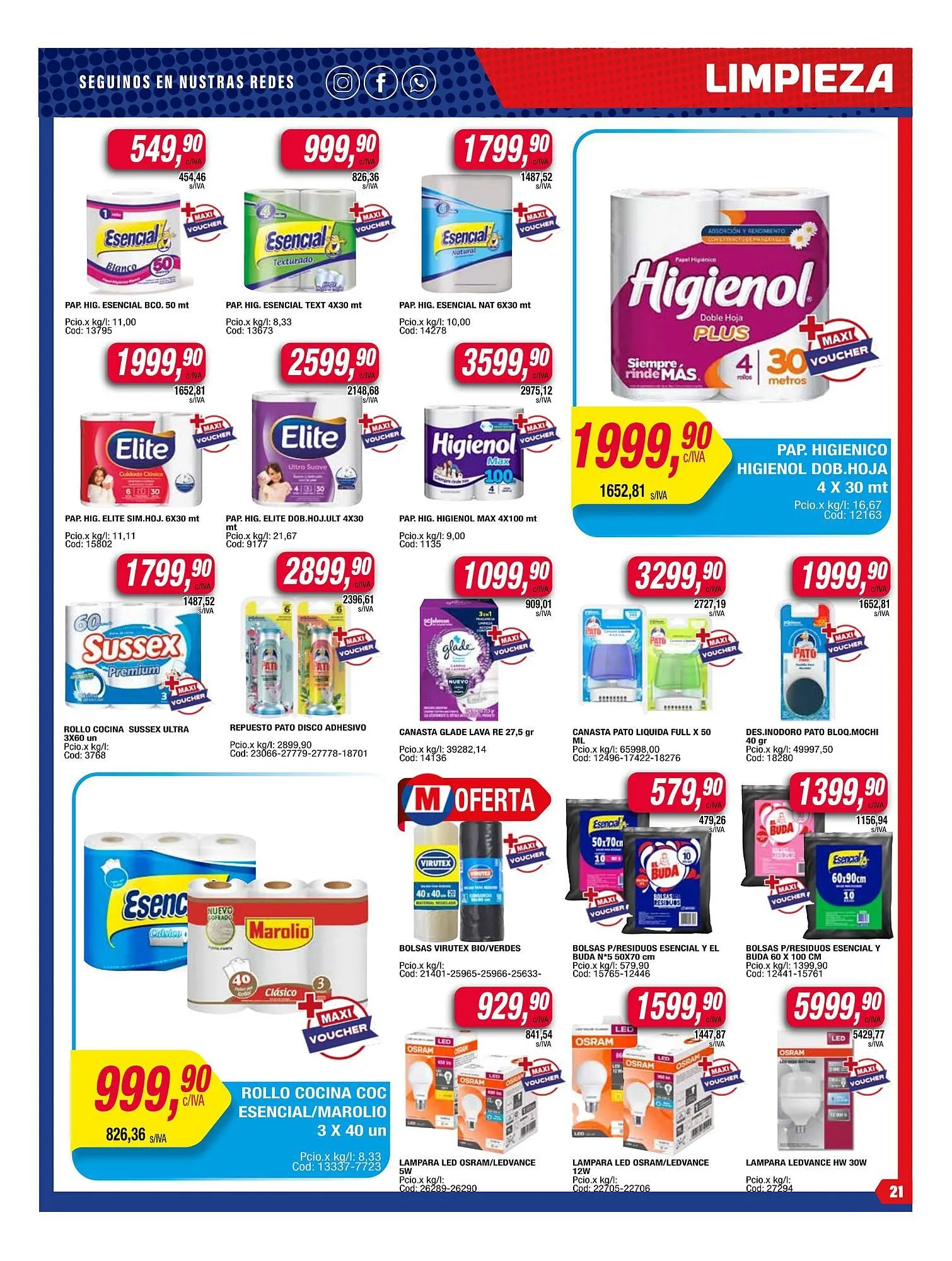 Ofertas de Catálogo Maxiconsumo 21 de julio al 28 de julio 2025 - Página 21 del catálogo