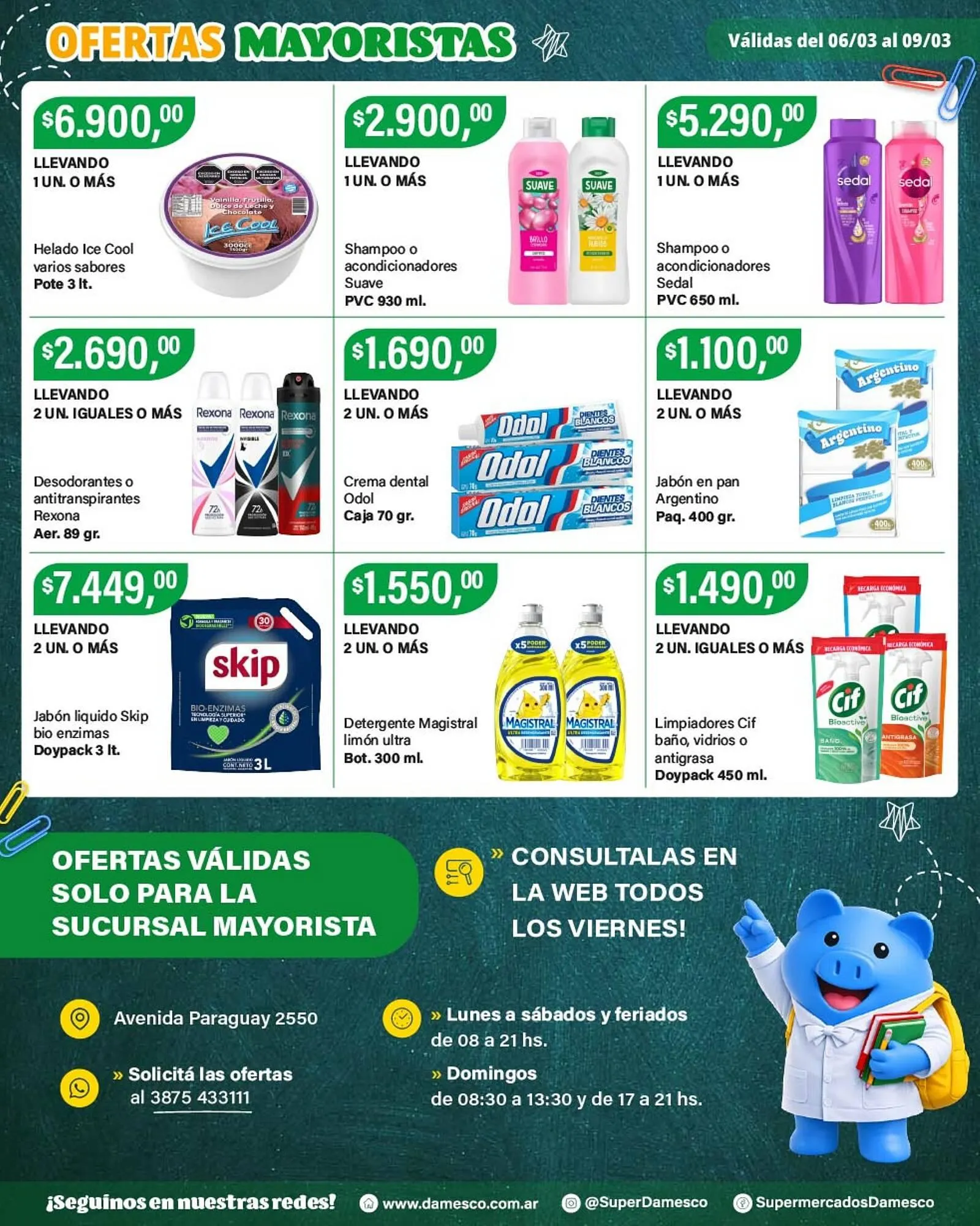 Ofertas de Catálogo Supermercados Damesco 6 de marzo al 9 de marzo 2026 - Página 8 del catálogo