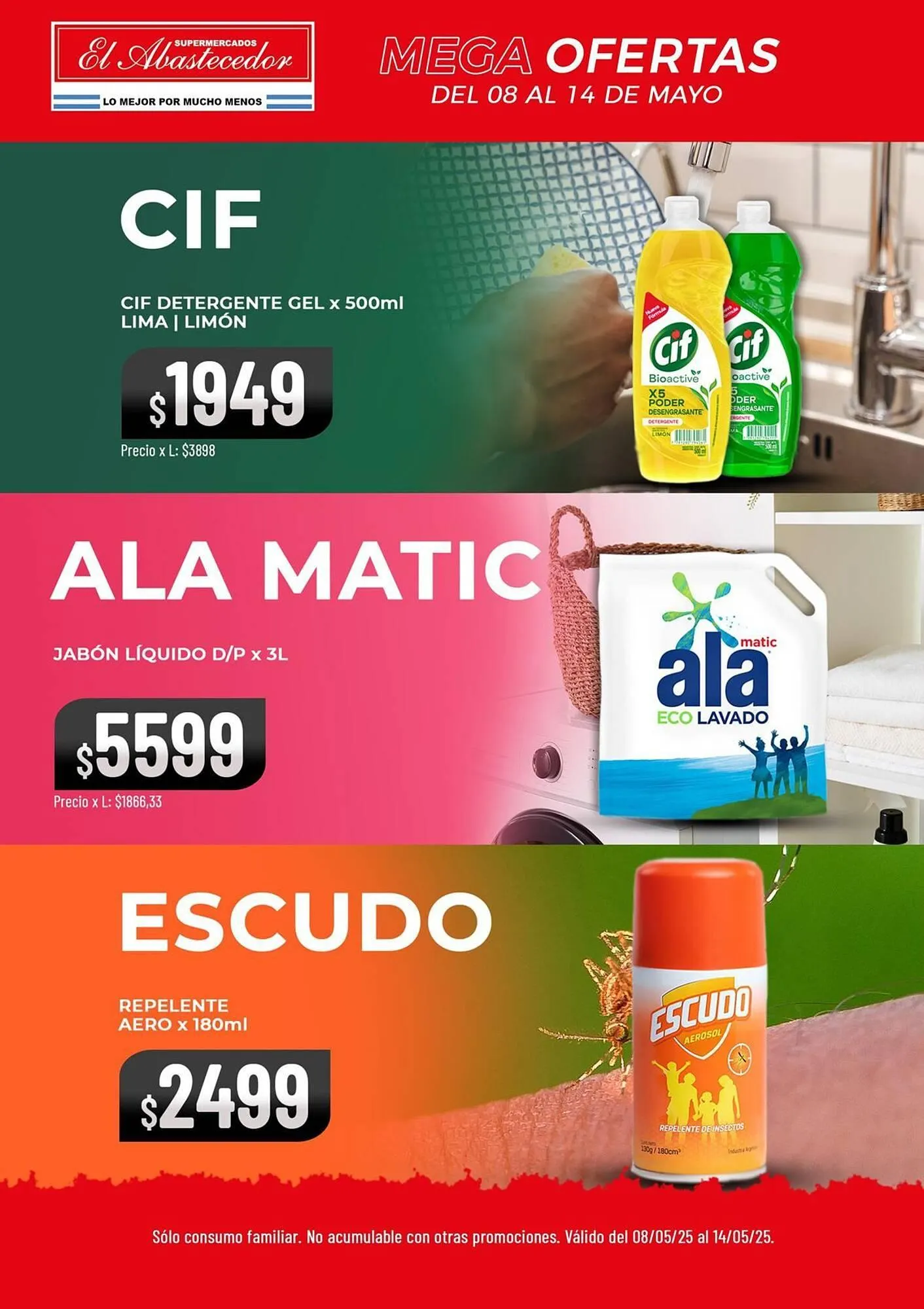 Ofertas de Catálogo El Abastecedor 8 de mayo al 11 de mayo 2025 - Página 15 del catálogo