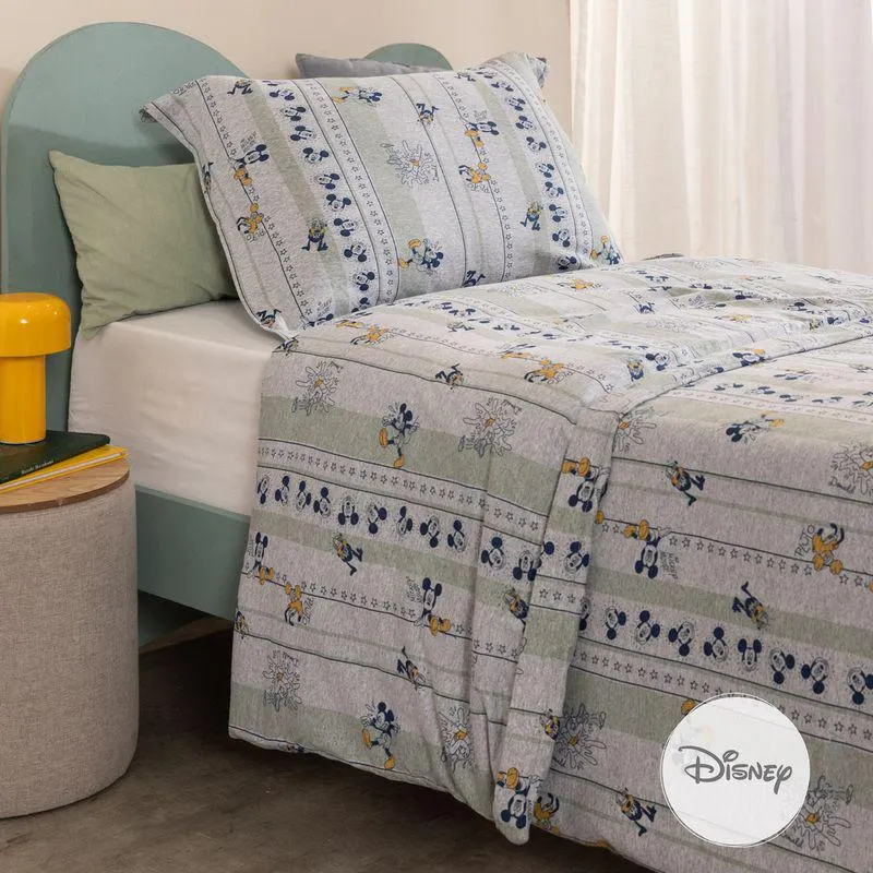 Cubrecama 1 Plaza Jersey Divertido Mickey