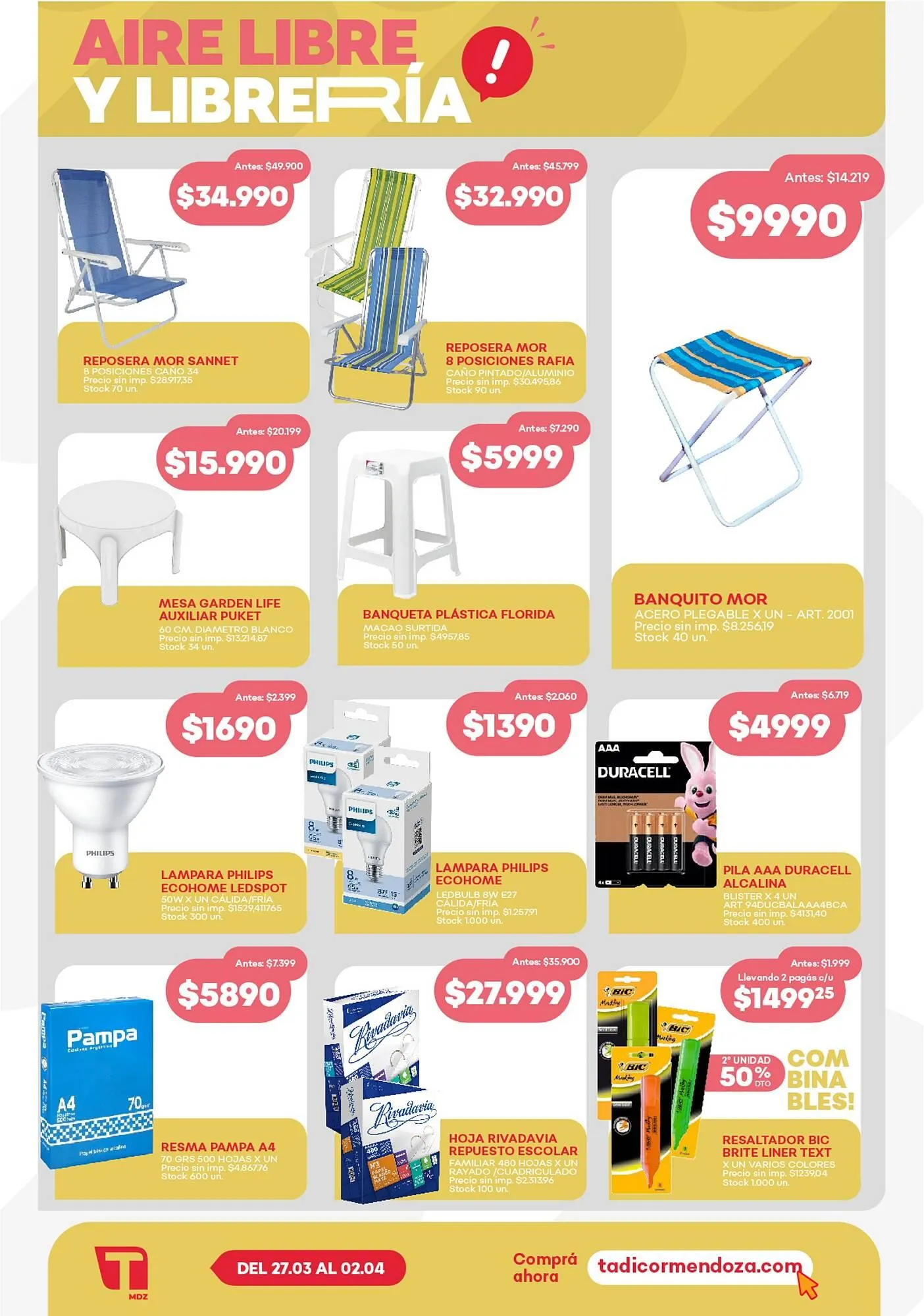 Ofertas de Catálogo Supermercados Tadicor 27 de marzo al 2 de abril 2025 - Página 11 del catálogo