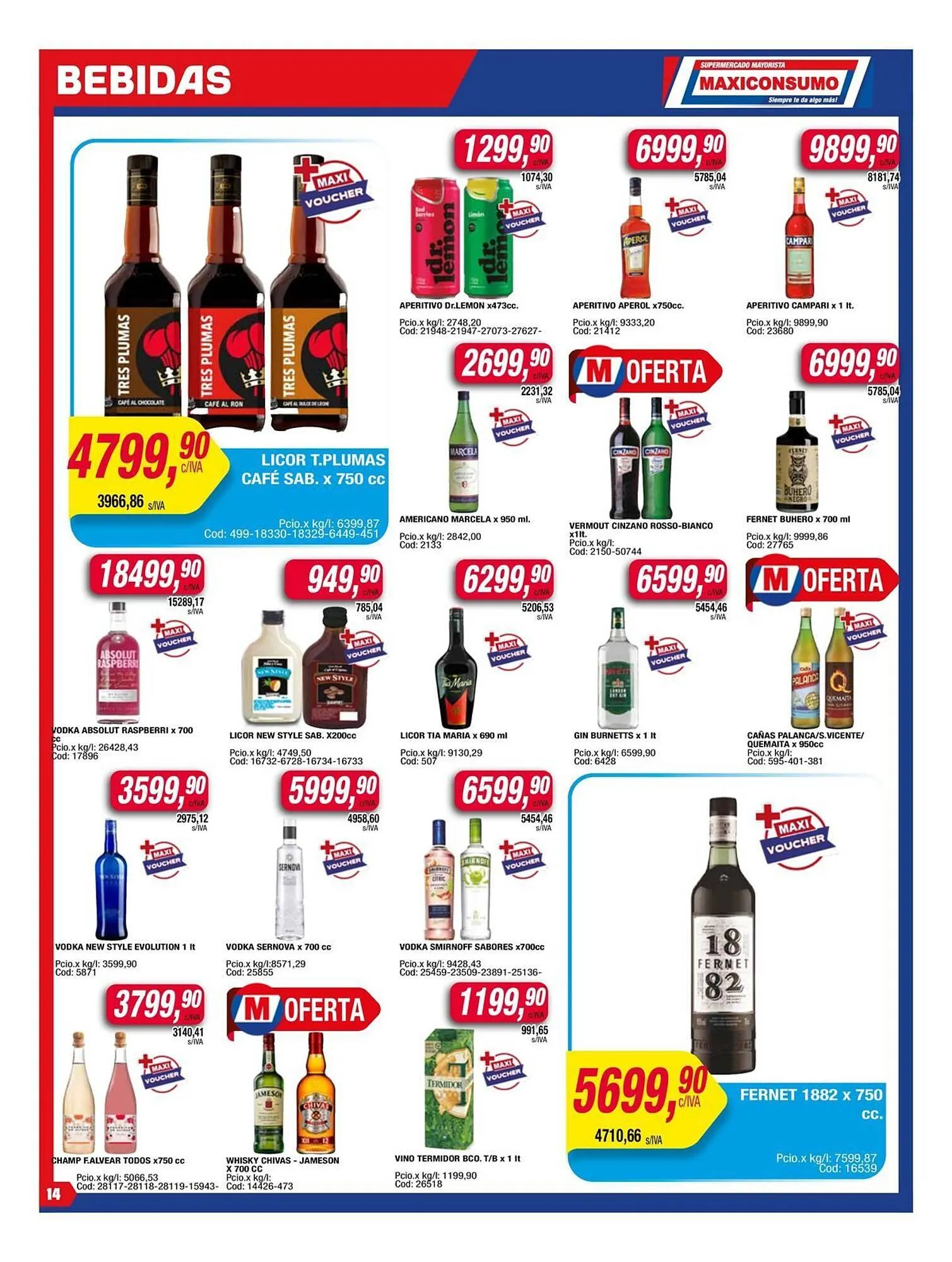 Ofertas de Catálogo Maxiconsumo 16 de junio al 23 de junio 2025 - Página 14 del catálogo
