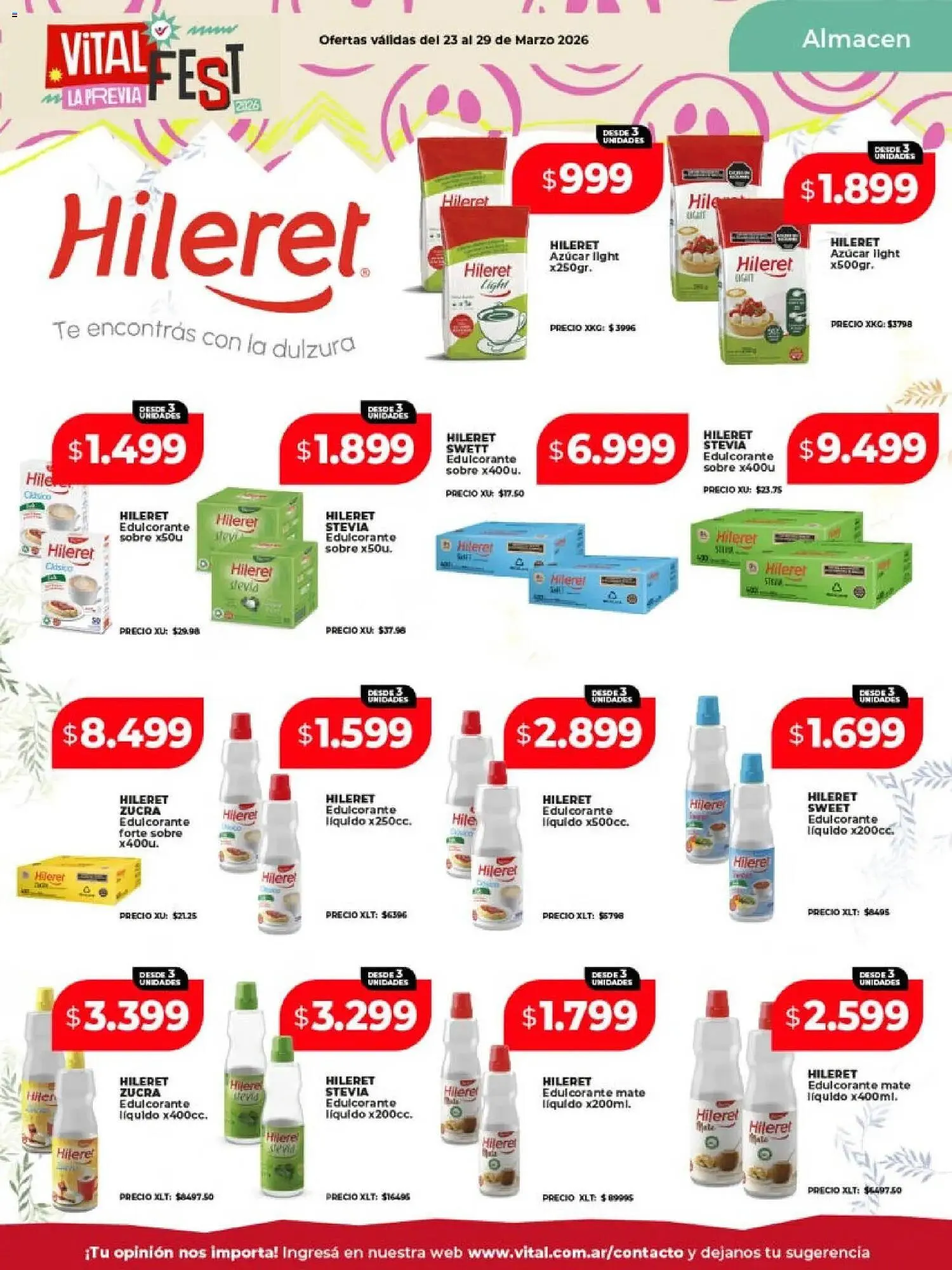 Ofertas de Catálogo Supermayorista Vital 23 de marzo al 29 de marzo 2026 - Página 16 del catálogo