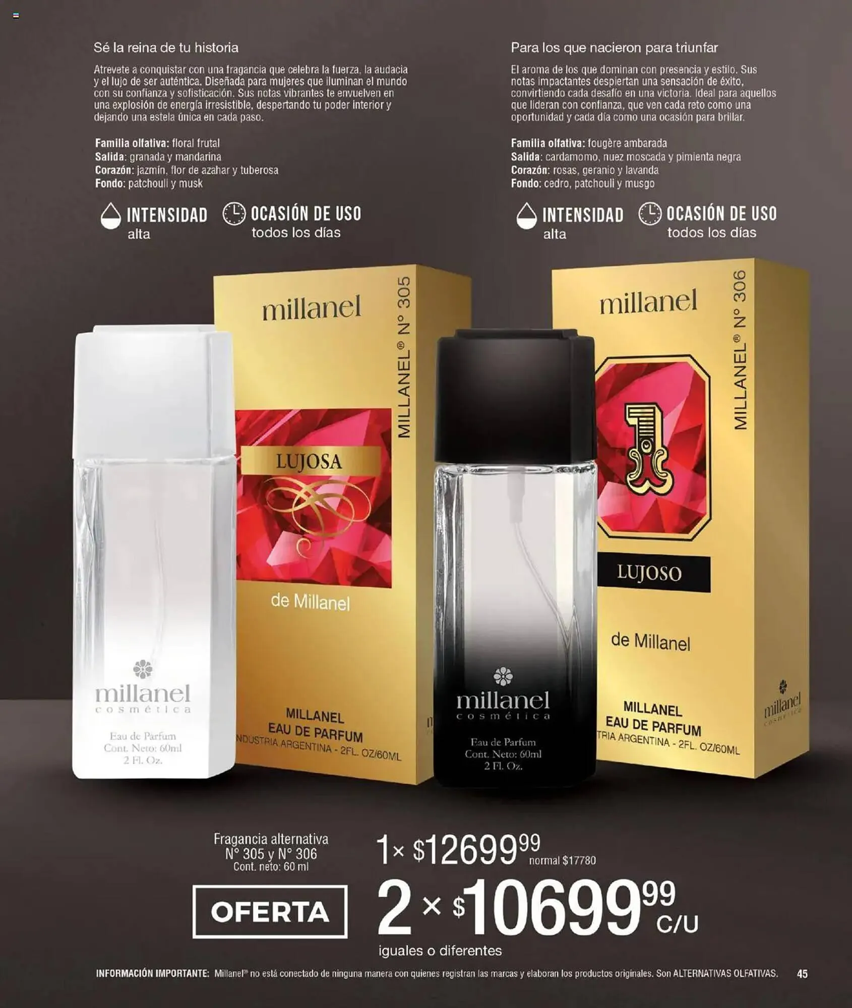 Ofertas de Catálogo Millanel Cosmética 31 de marzo al 27 de abril 2025 - Página 45 del catálogo