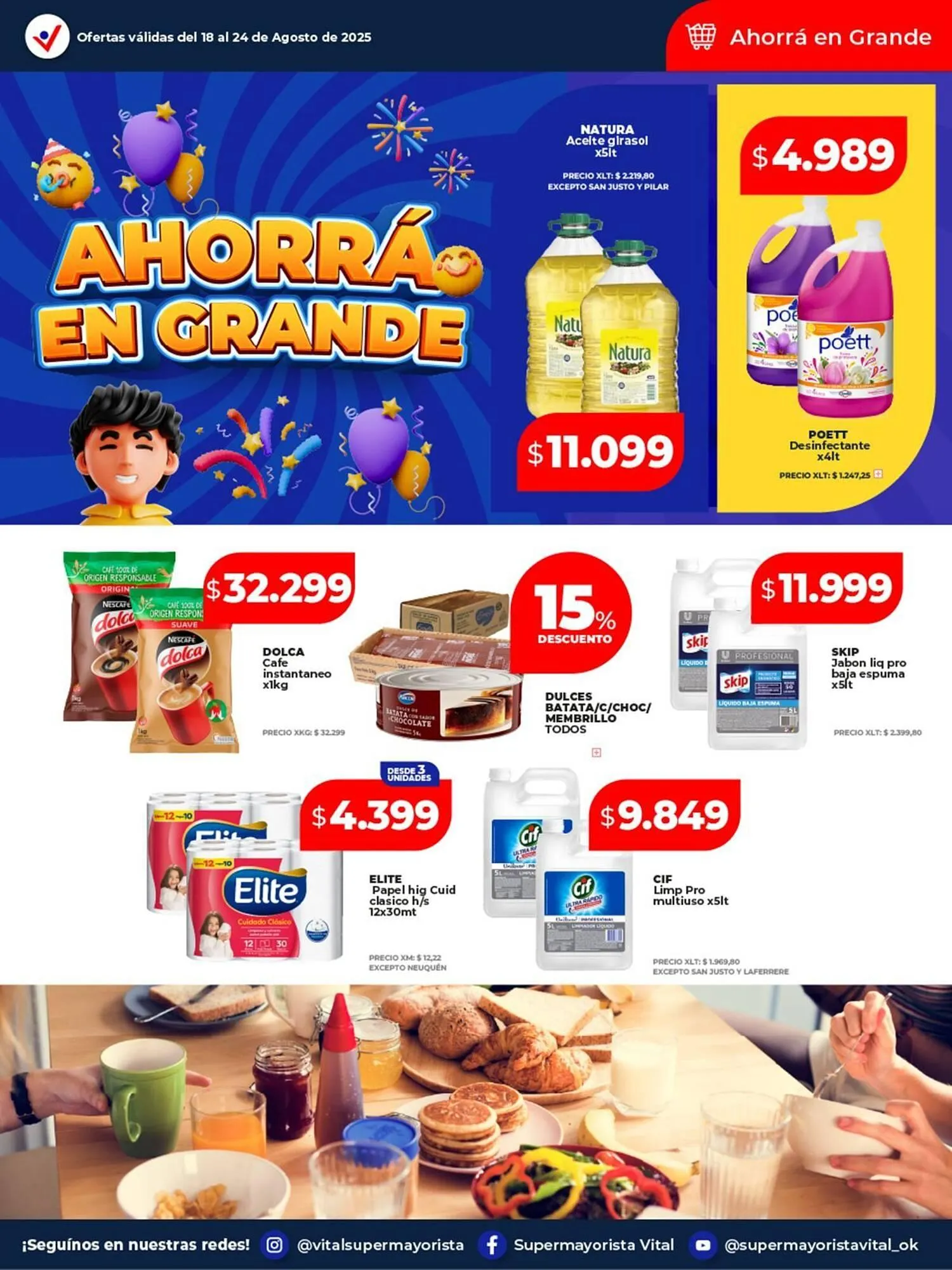 Ofertas de Catálogo Supermayorista Vital 18 de agosto al 24 de agosto 2025 - Página 21 del catálogo