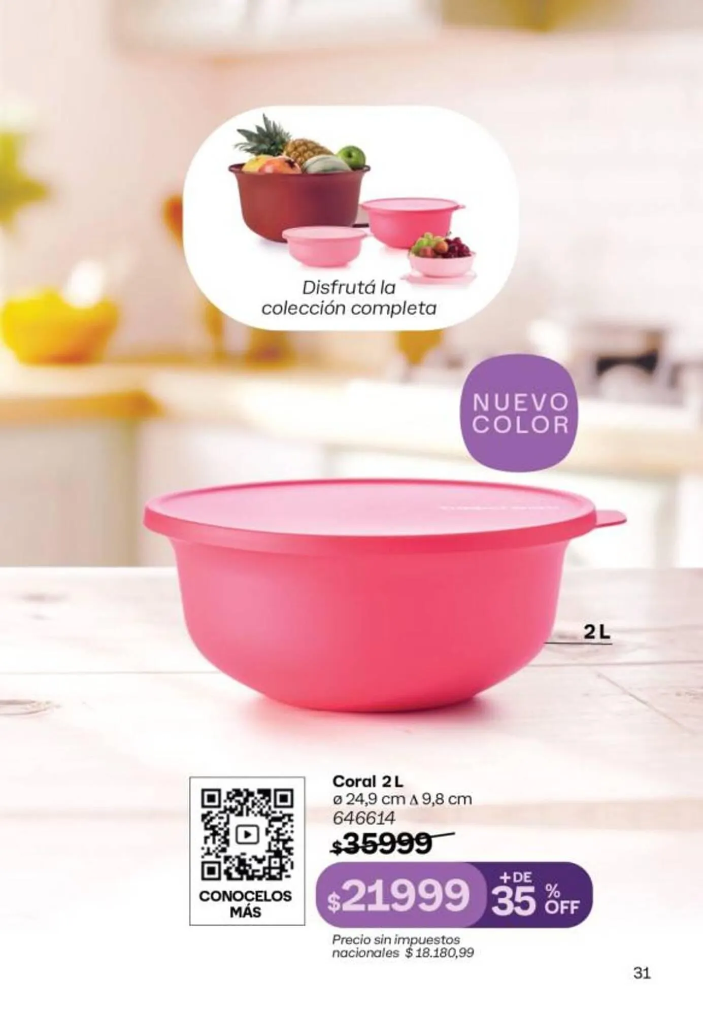 Ofertas de Folleto Tupperware 1 de octubre al 31 de octubre 2025 - Página 32 del catálogo
