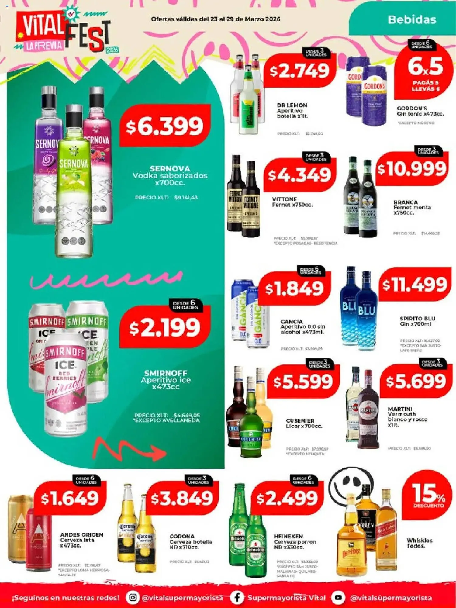 Ofertas de Catálogo Supermayorista Vital 23 de marzo al 29 de marzo 2026 - Página 20 del catálogo