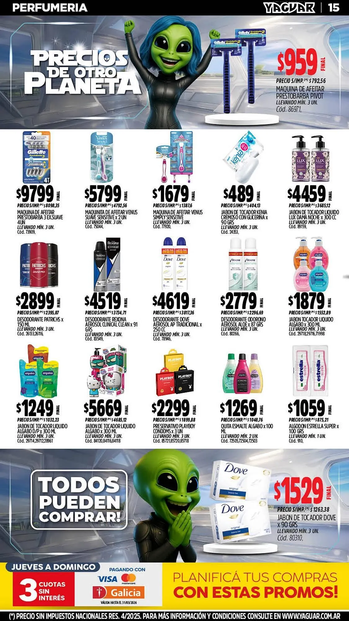 Ofertas de Catálogo Supermercados Yaguar 9 de marzo al 15 de marzo 2026 - Página 15 del catálogo