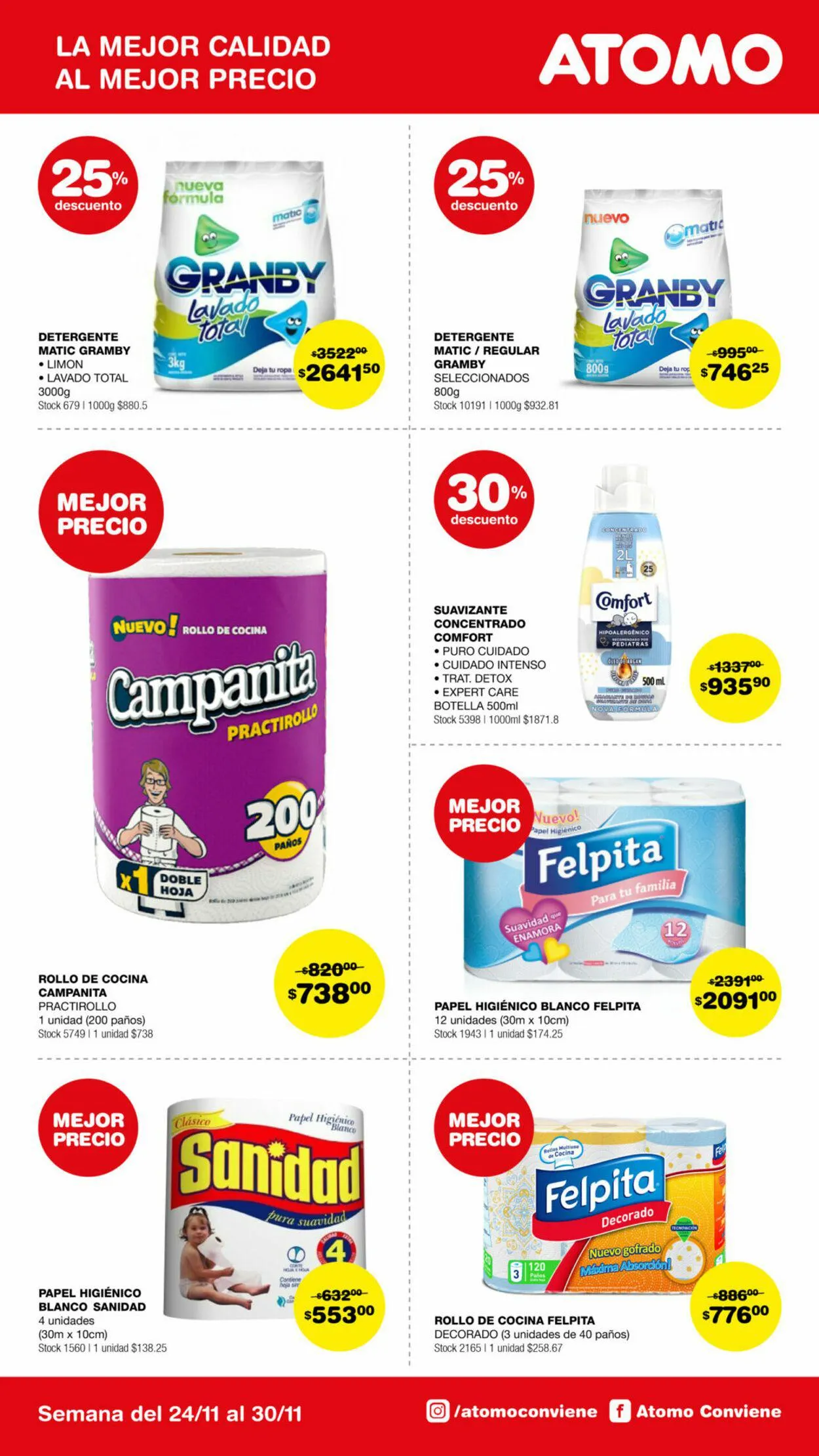 Ofertas de ATOMO Conviene 24 de noviembre al 30 de noviembre 2024 - Página 2 del catálogo