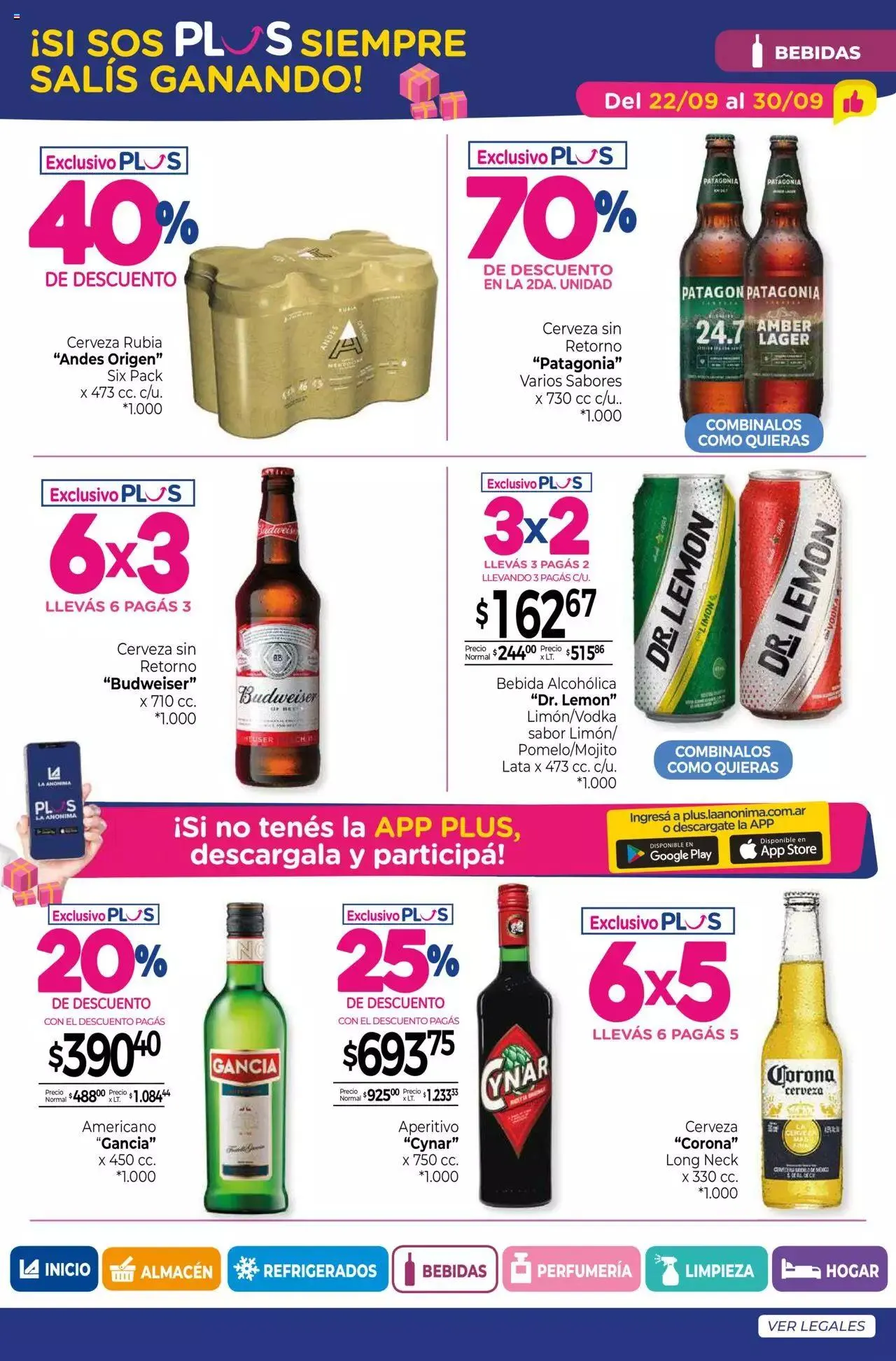 Ofertas de La Anonima - Super Ventajas - Septiembre 2022 22 de septiembre al 30 de septiembre 2023 - Página 31 del catálogo