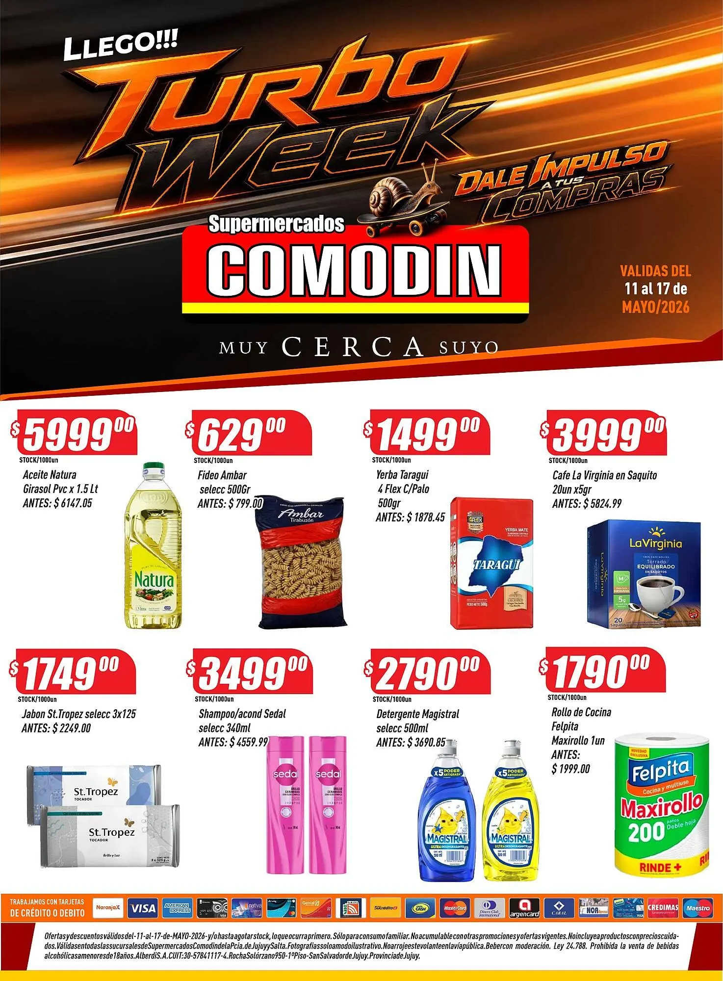Ofertas de Catálogo Supermercados Comodin 13 de mayo al 17 de mayo 2026 - Página 1 del catálogo