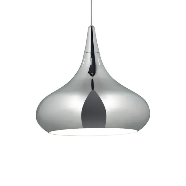 Lampara Techo Colgante Moderna Berna M Cromo