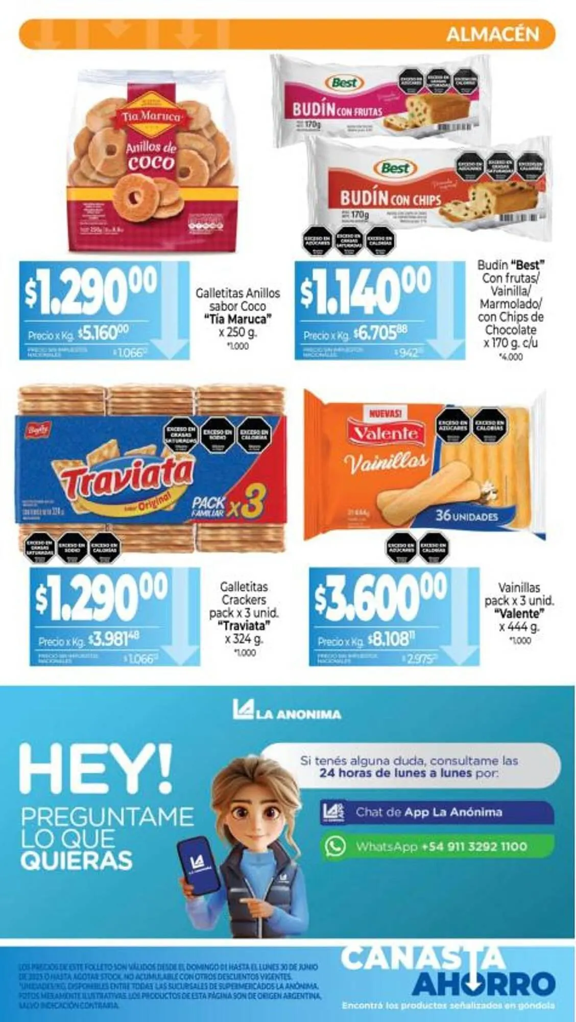 Ofertas de Catálogo La Anonima 29 de junio al 30 de junio 2025 - Página 8 del catálogo