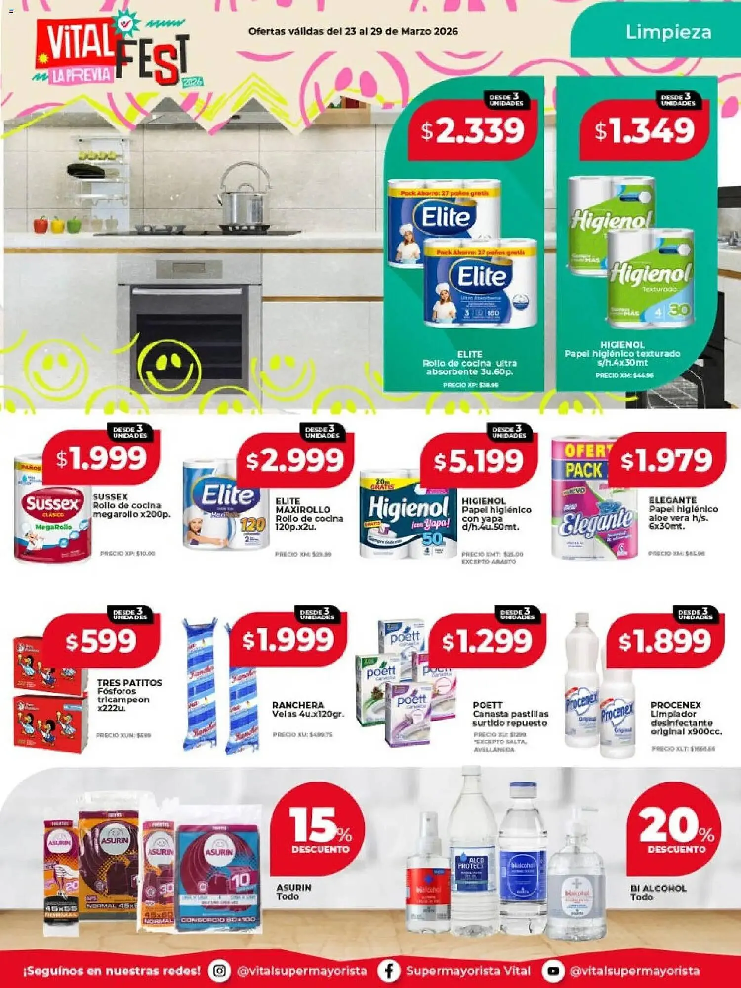Ofertas de Catálogo Supermayorista Vital 23 de marzo al 29 de marzo 2026 - Página 11 del catálogo