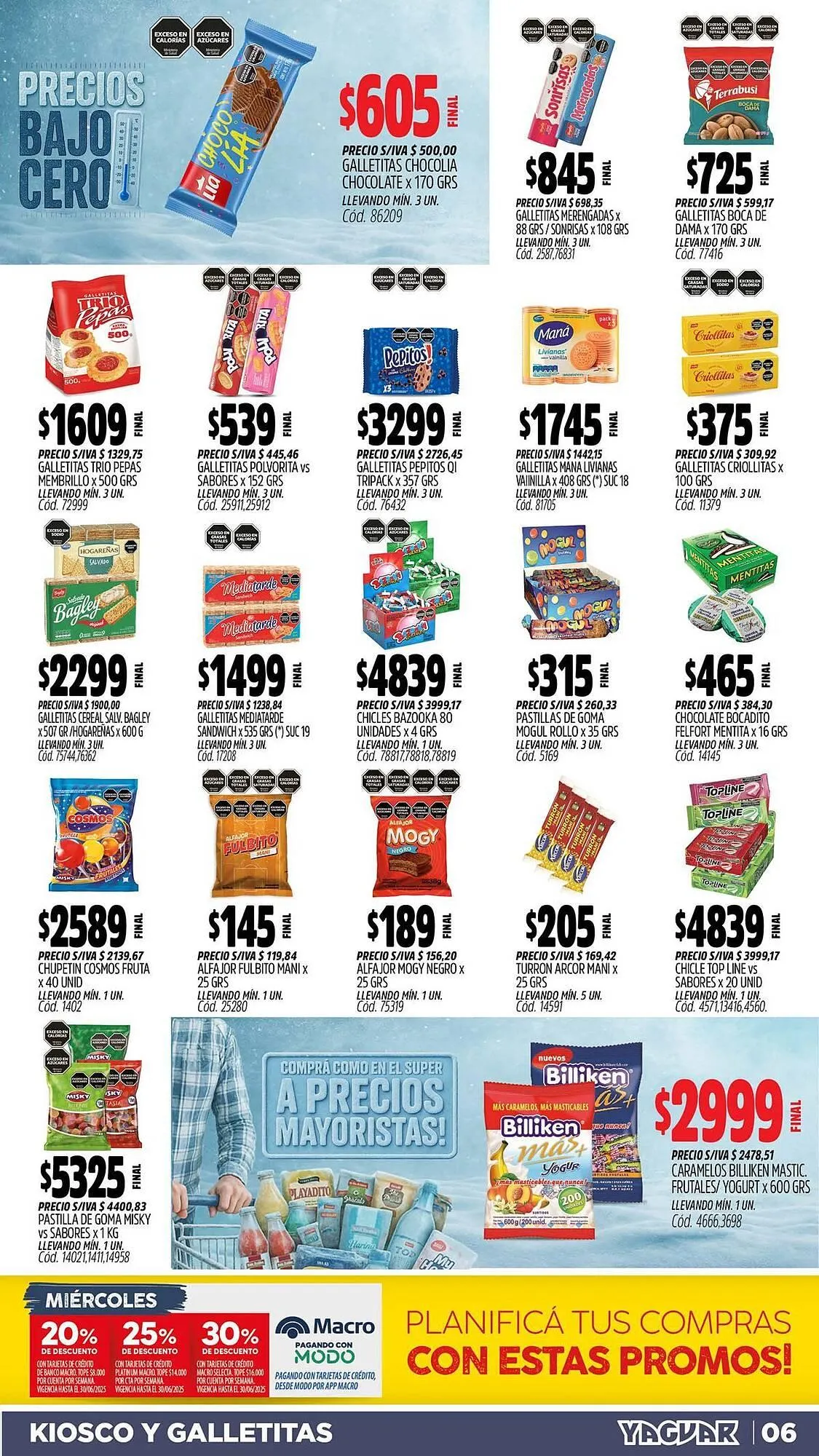 Ofertas de Catálogo Supermercados Yaguar 23 de junio al 28 de junio 2025 - Página 6 del catálogo