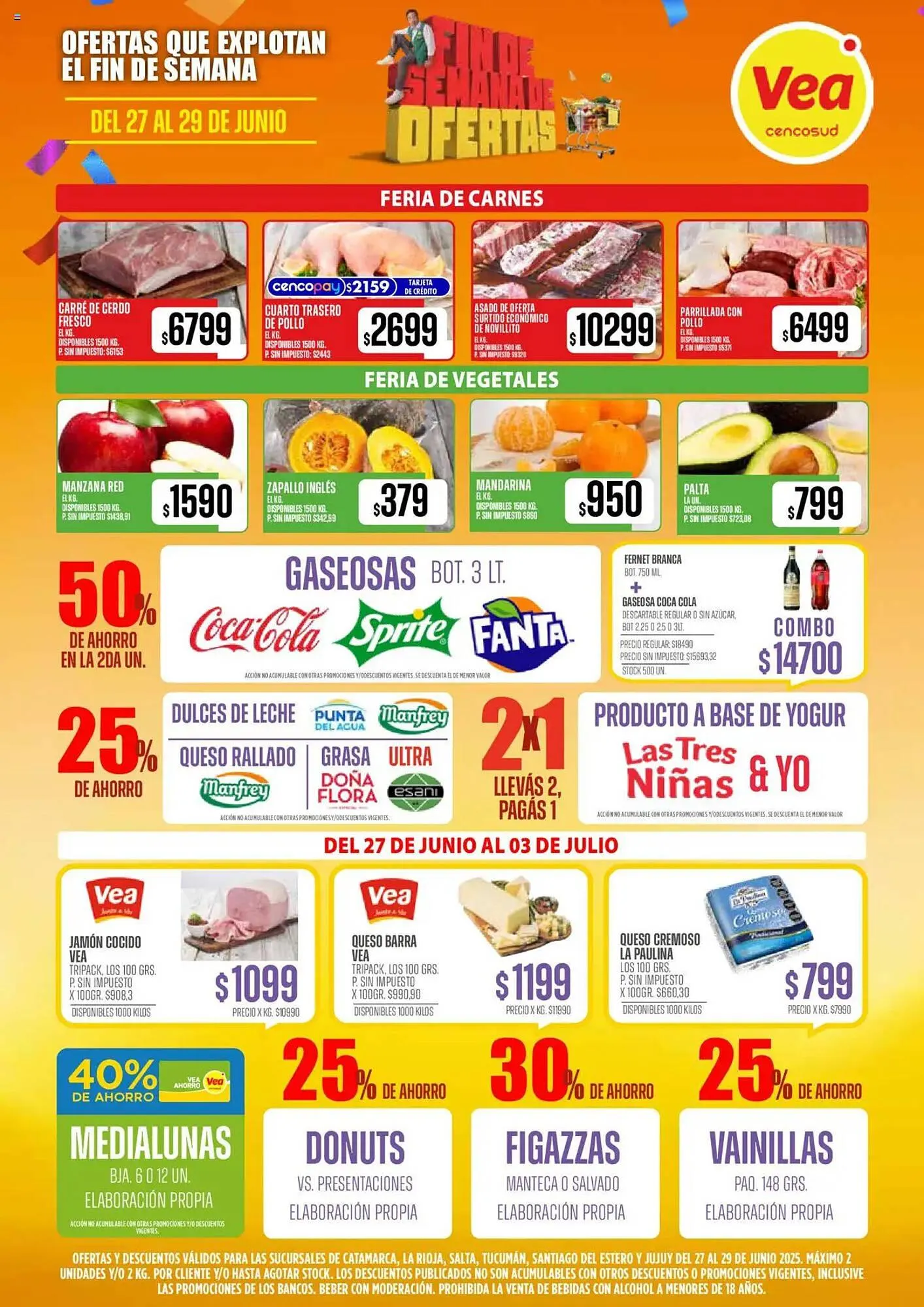 Ofertas de Catálogo Supermercados Vea 27 de junio al 29 de junio 2025 - Página 2 del catálogo