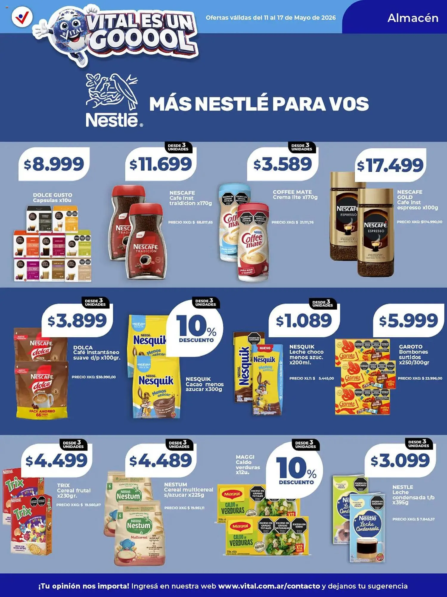Ofertas de Catálogo Supermayorista Vital 11 de mayo al 17 de mayo 2026 - Página 15 del catálogo