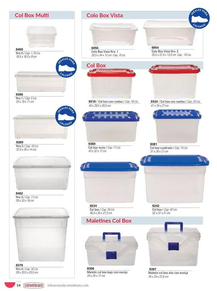 Ofertas de Colombrano Catálogo 23 de enero al 31 de diciembre 2024 - Página 14 del catálogo
