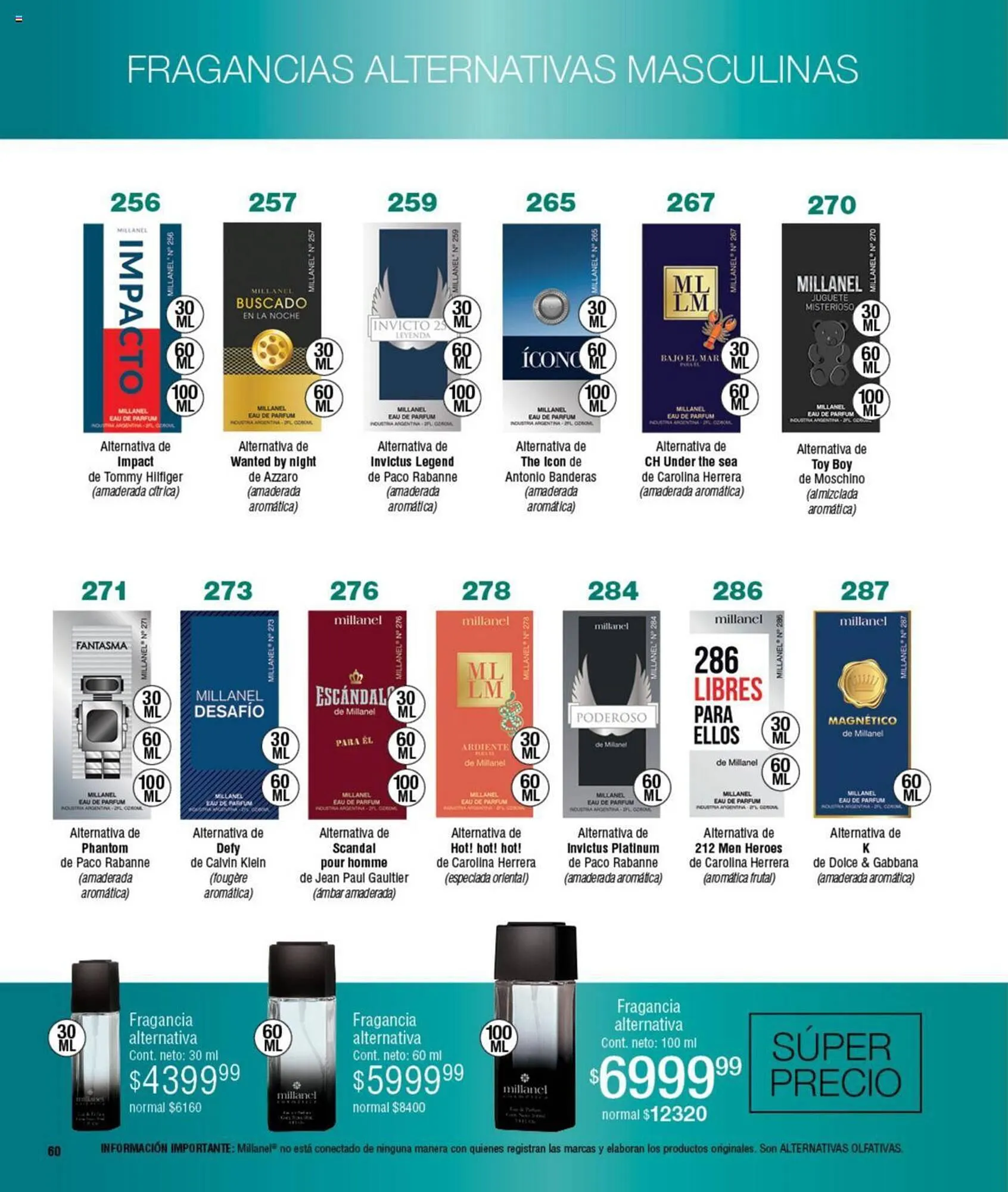 Ofertas de Catálogo Millanel Cosmética 13 de noviembre al 10 de diciembre 2023 - Página 60 del catálogo