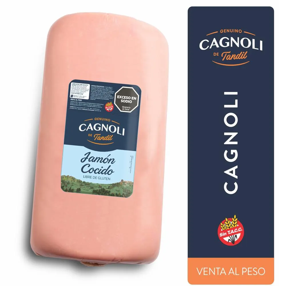 Jamon Cocido Feteado Cagnoli Xkg