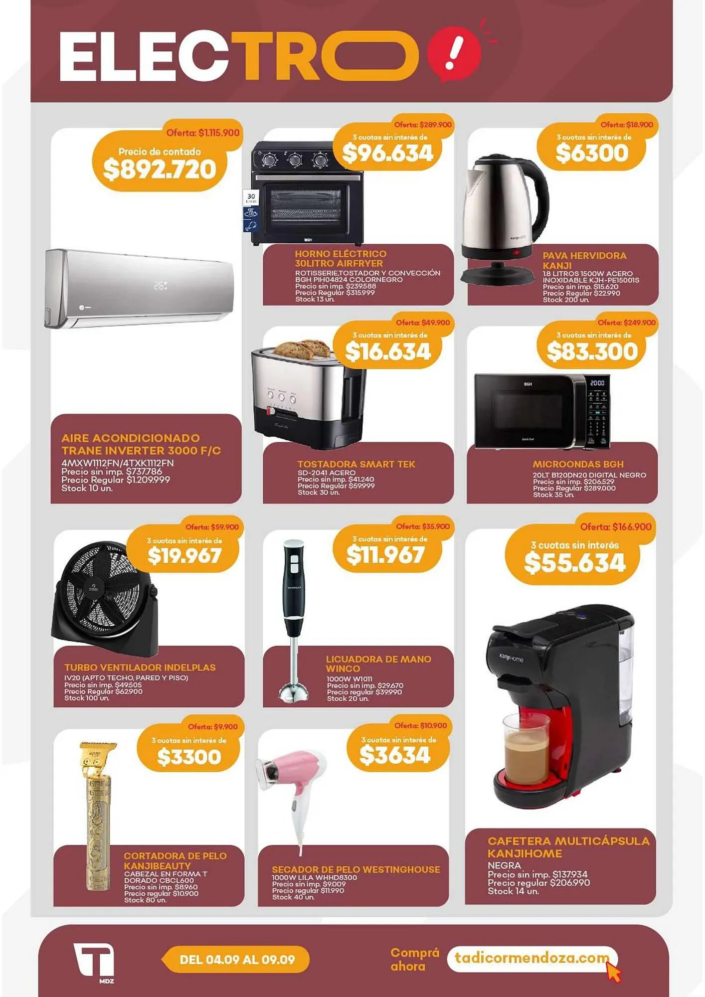 Ofertas de Catálogo Supermercados Tadicor 4 de septiembre al 9 de septiembre 2025 - Página 3 del catálogo