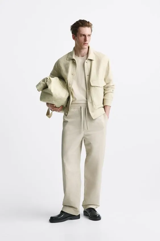 PANTALÓN LINO - ALGODÓN