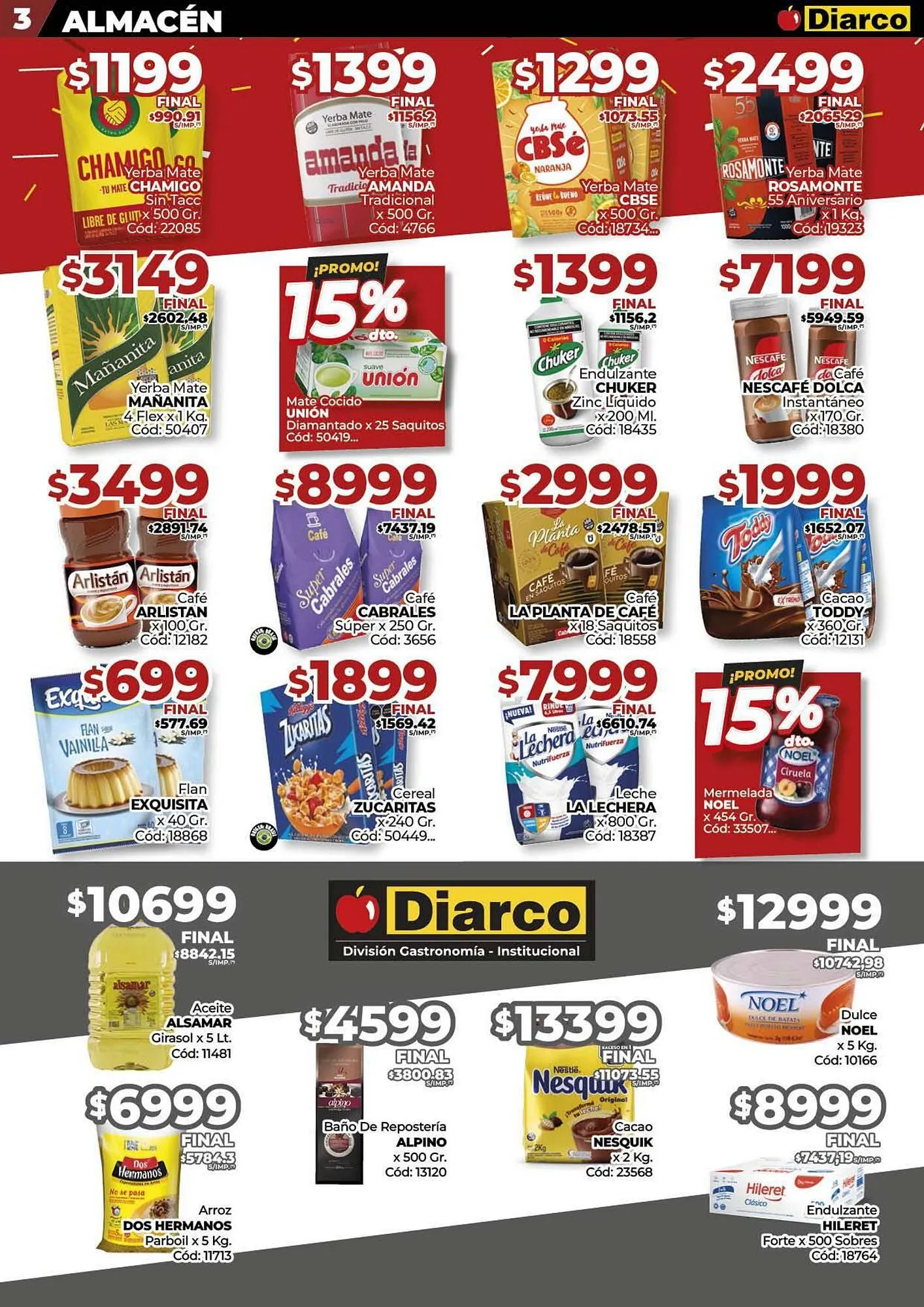 Ofertas de Catálogo Diarco 12 de mayo al 18 de mayo 2025 - Página 3 del catálogo