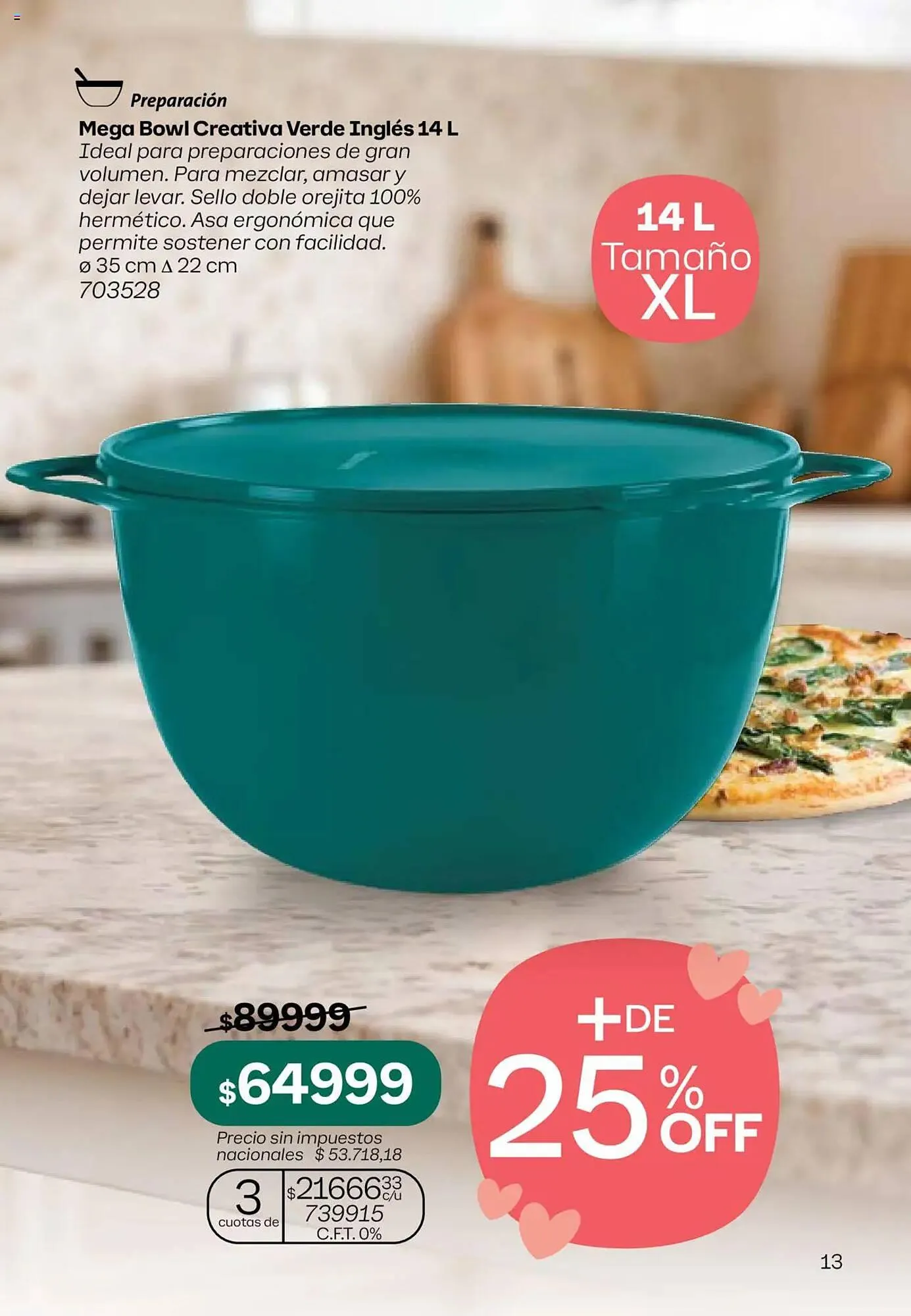 Ofertas de Folleto Tupperware 8 de septiembre al 22 de septiembre 2025 - Página 14 del catálogo