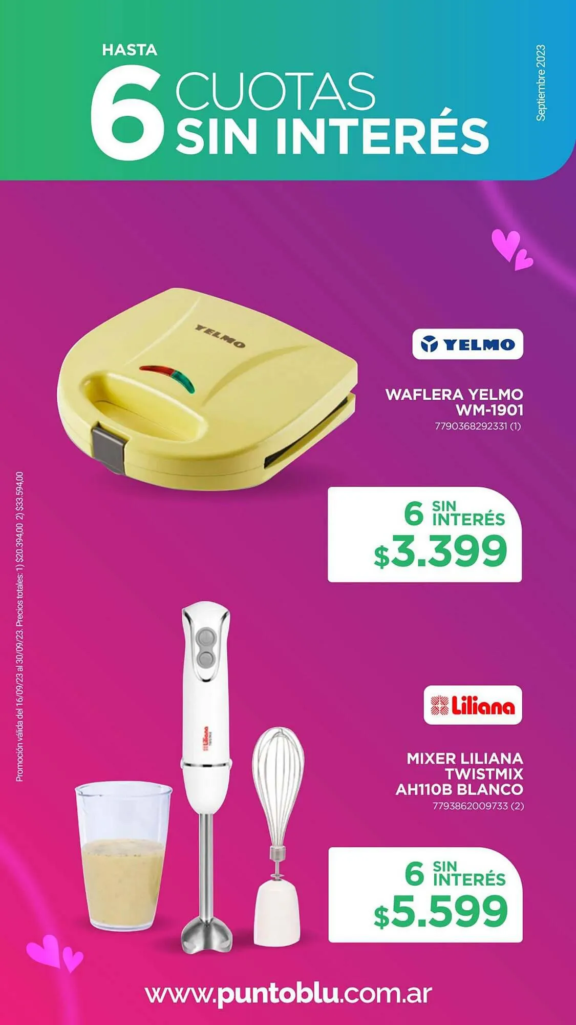 Ofertas de Catálogo Punto Blu 18 de septiembre al 30 de septiembre 2023 - Página 22 del catálogo