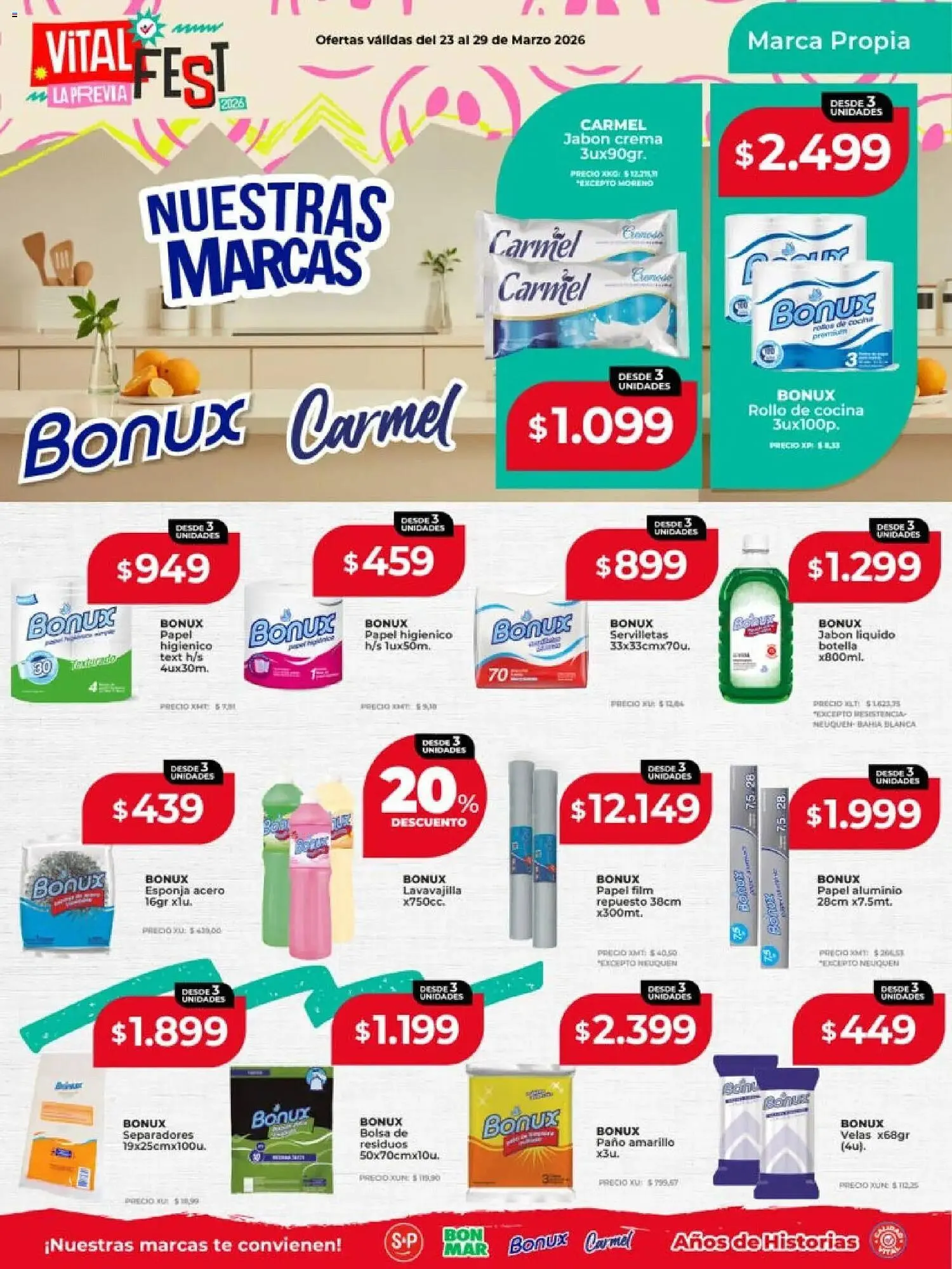 Ofertas de Catálogo Supermayorista Vital 23 de marzo al 29 de marzo 2026 - Página 23 del catálogo