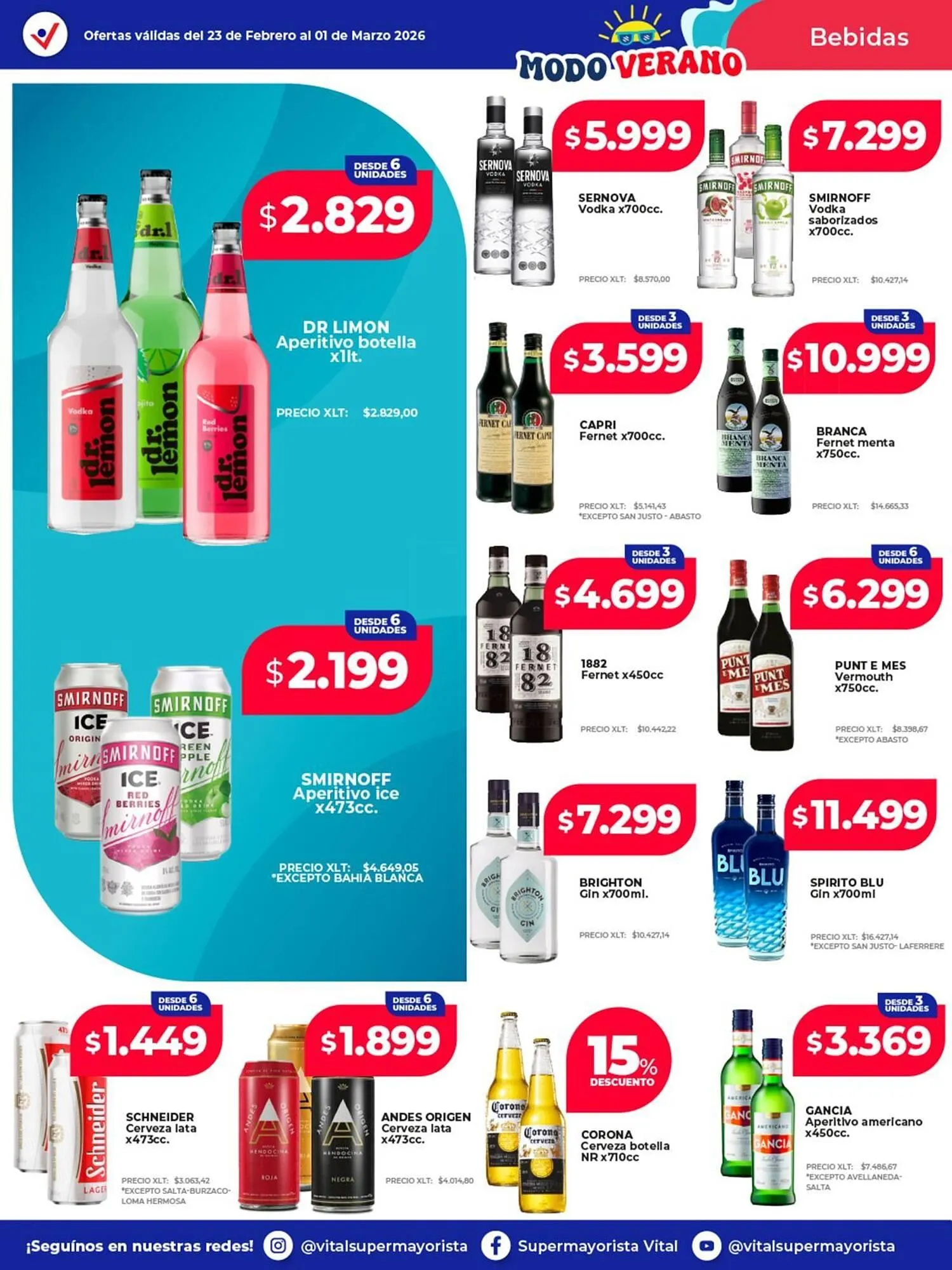 Ofertas de Catálogo Supermayorista Vital 23 de febrero al 1 de marzo 2026 - Página 13 del catálogo