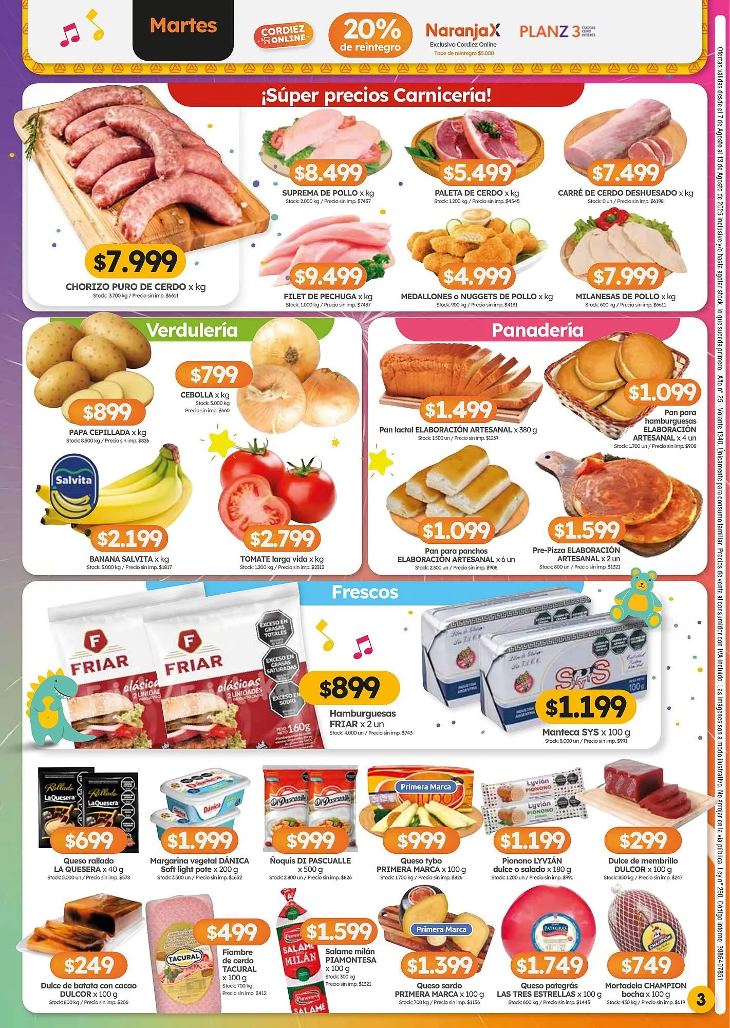 Ofertas de Catálogo Cordiez 7 de agosto al 14 de agosto 2025 - Página 3 del catálogo