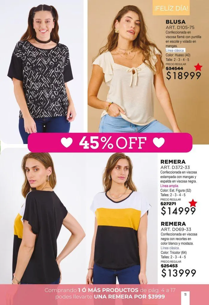 Ofertas de Juana Bonita Catálogo Empresaria 2409 23 de agosto al 6 de septiembre 2024 - Página 12 del catálogo